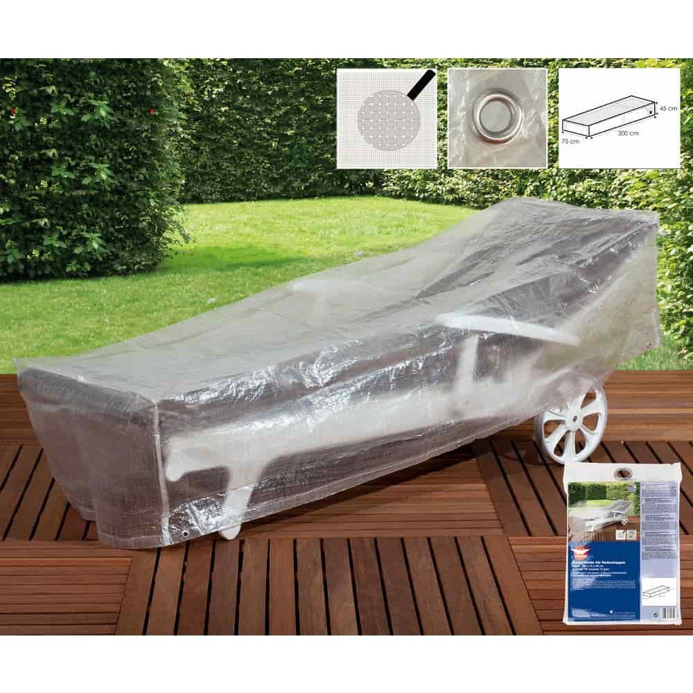 Boni-Shop Gartenmöbel-Schutzhülle Schutzhülle Liege transparent, Abdeckplan günstig online kaufen