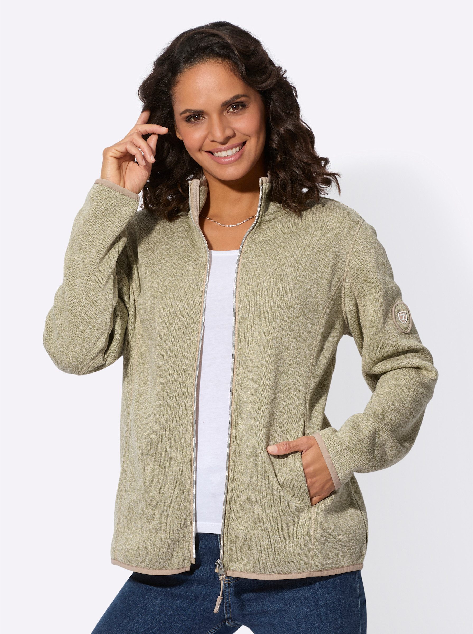 Witt Fleecejacke Strickfleece-Jacke . günstig online kaufen
