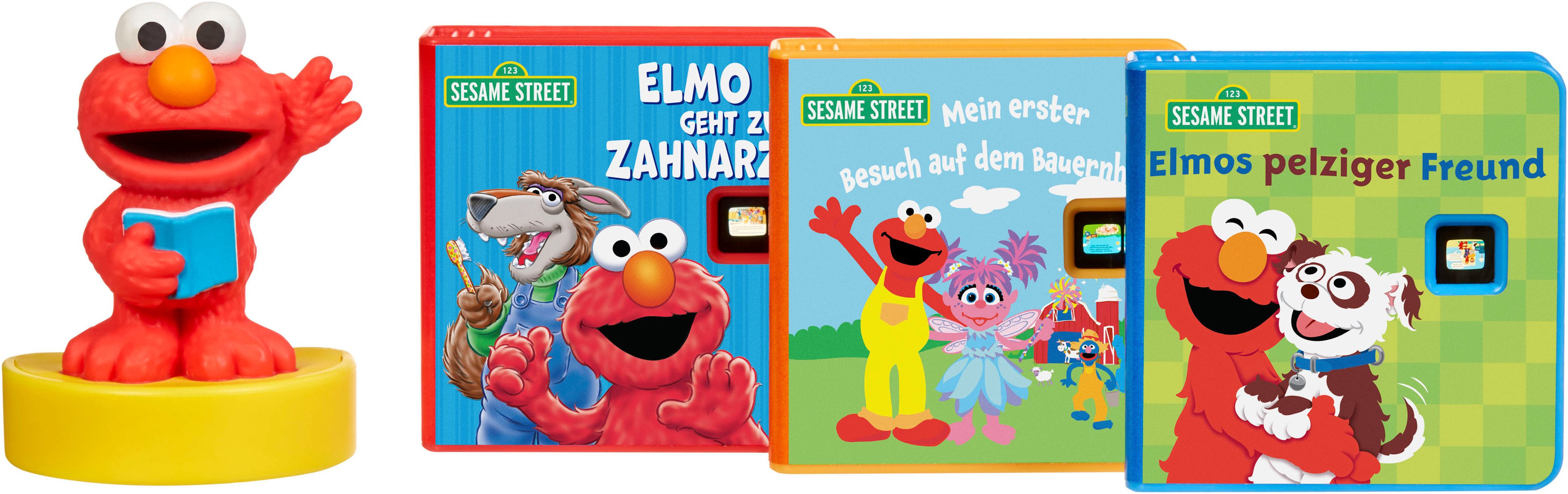 Little Tikes® Hörspielkassette Story Dream Machine, Sesamstraße, Elmo & Freunde Kollektion, (Set, 4-St), passend für Story Dream Machine – Bild 5 von 5