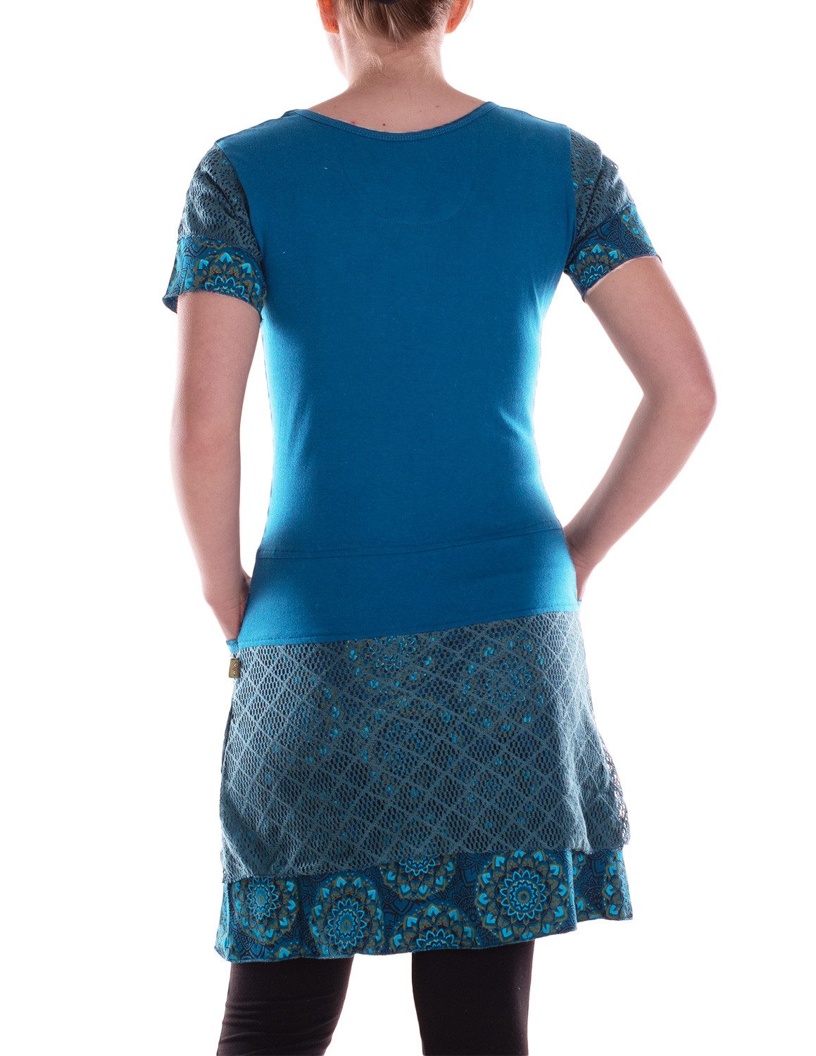 Vishes Sommerkleid Damen Kleid Baumwolle Blumen-Muster günstig online kaufen