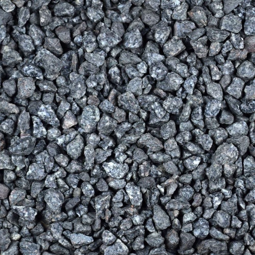 GarPet Zierkies Kieselsteine Garten Zierkies Granit 25 kg Grau Aquarium Kies Gabion