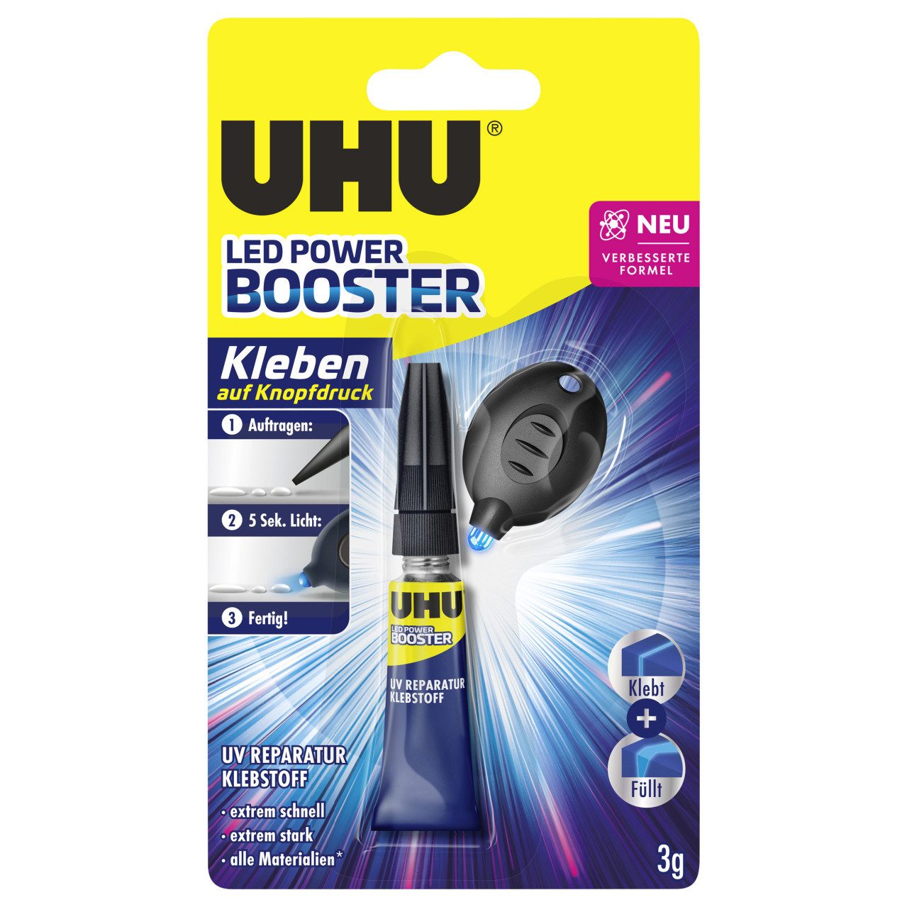 UHU Bastelkleber UHU Booster 3 g