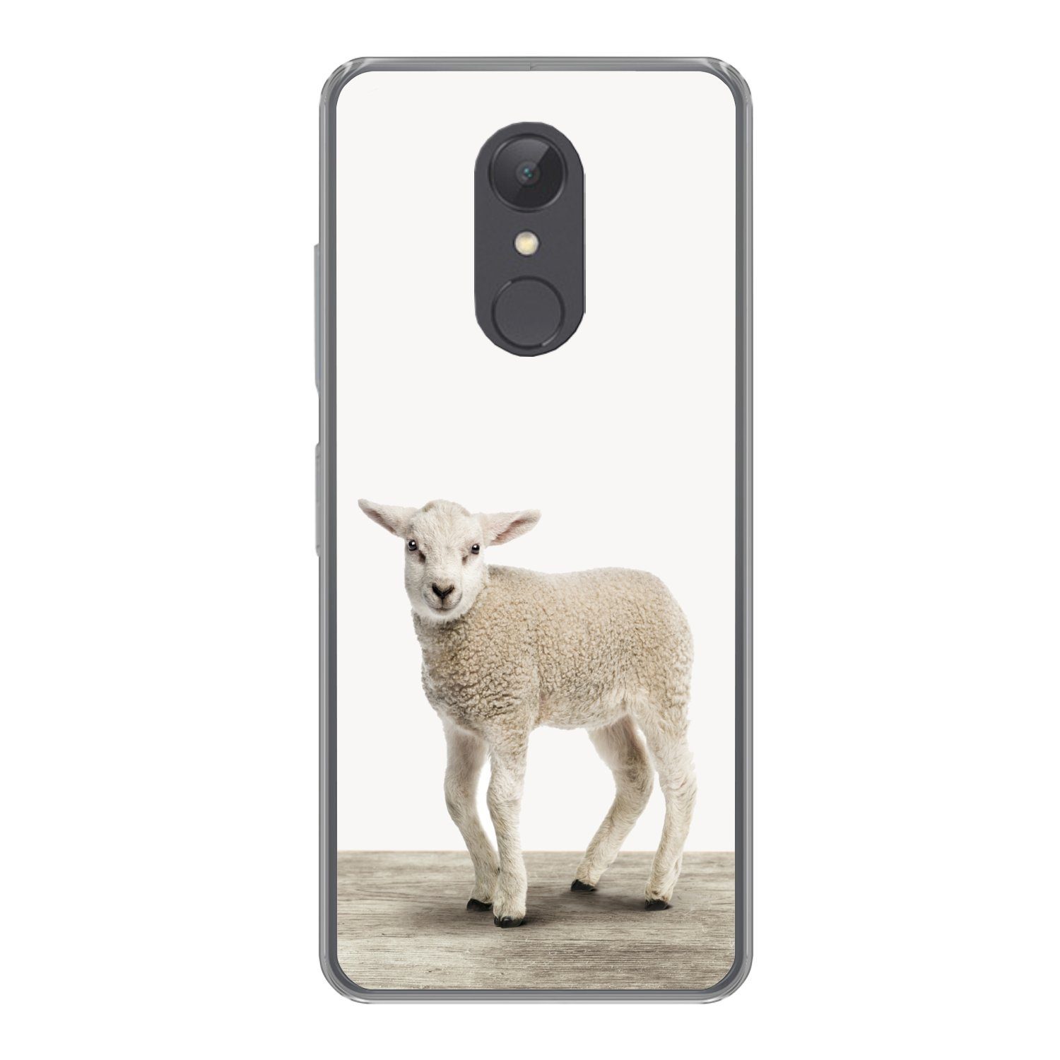 MuchoWow Handyhülle für Xiaomi Redmi 5 Lamm - Schaf - Tiere - Kinder - Mädchen - Jungen, Phone Case, Silikon, Schutzhülle Dünn