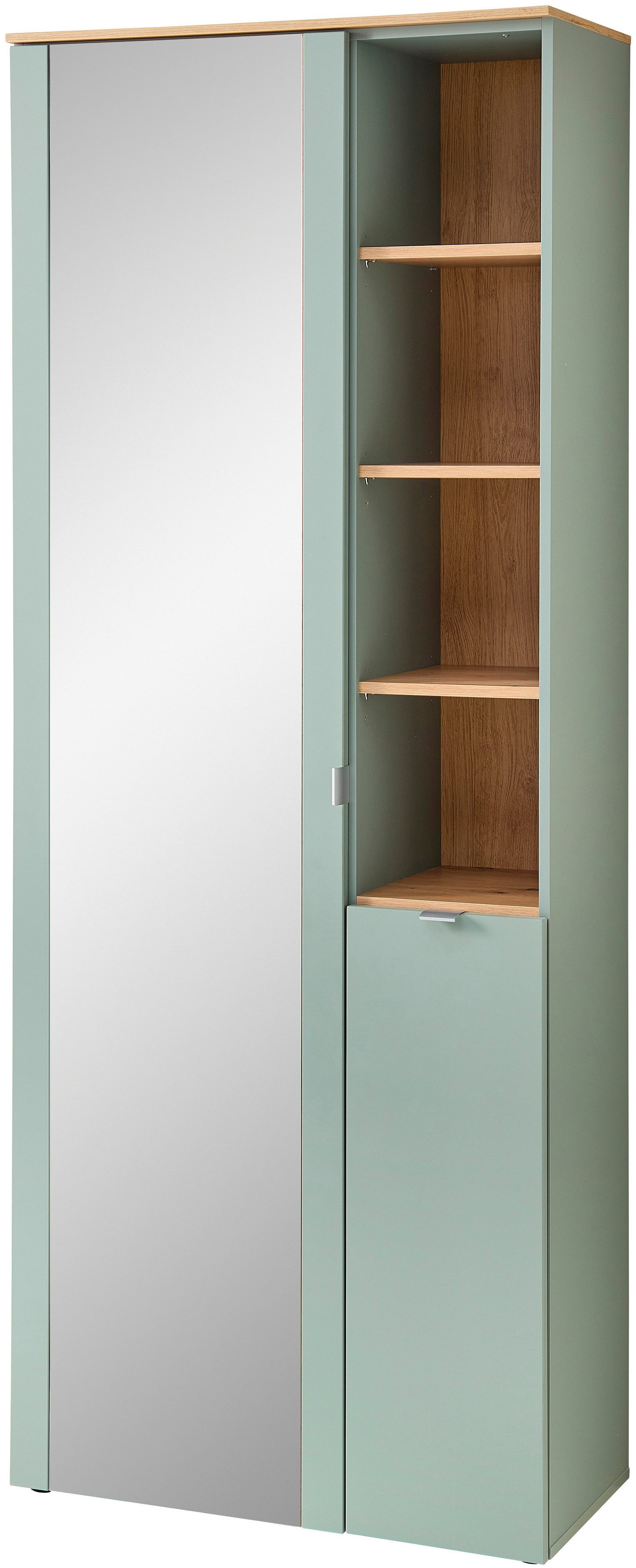 Innostyle Garderobenschrank "BARI Garderobenschrank mit Spiegel, BxHxT 78x2 günstig online kaufen