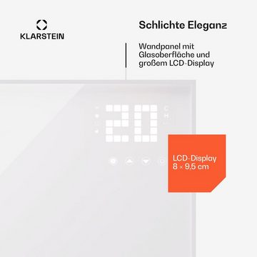 Klarstein Heizkörper Wonderwall Smart Bornholm, elektrischer Infrarot Heizung mit Thermostat Wärmestrahlung