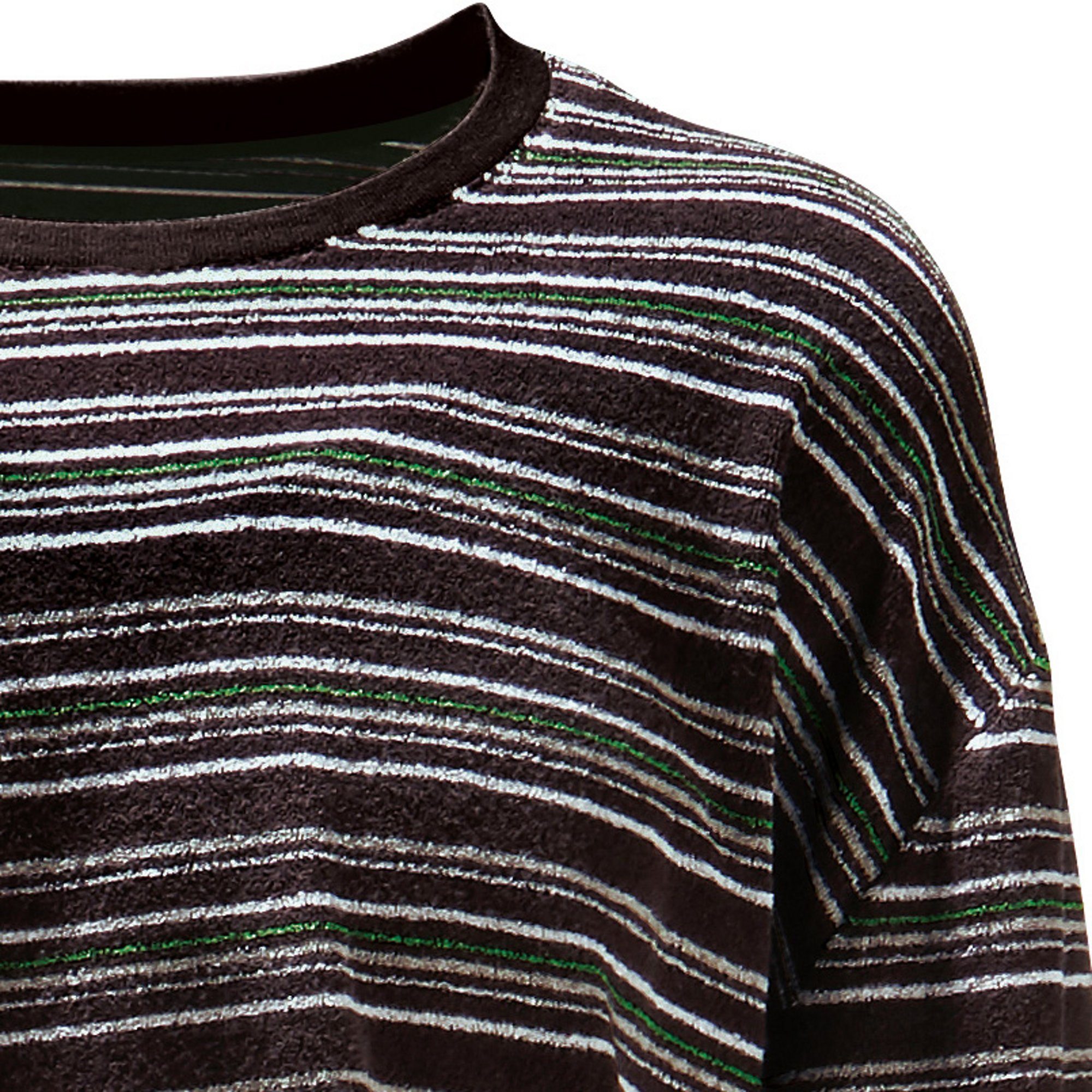 Erwin Müller Pyjama Herren-Schlafanzug Frottee Streifen