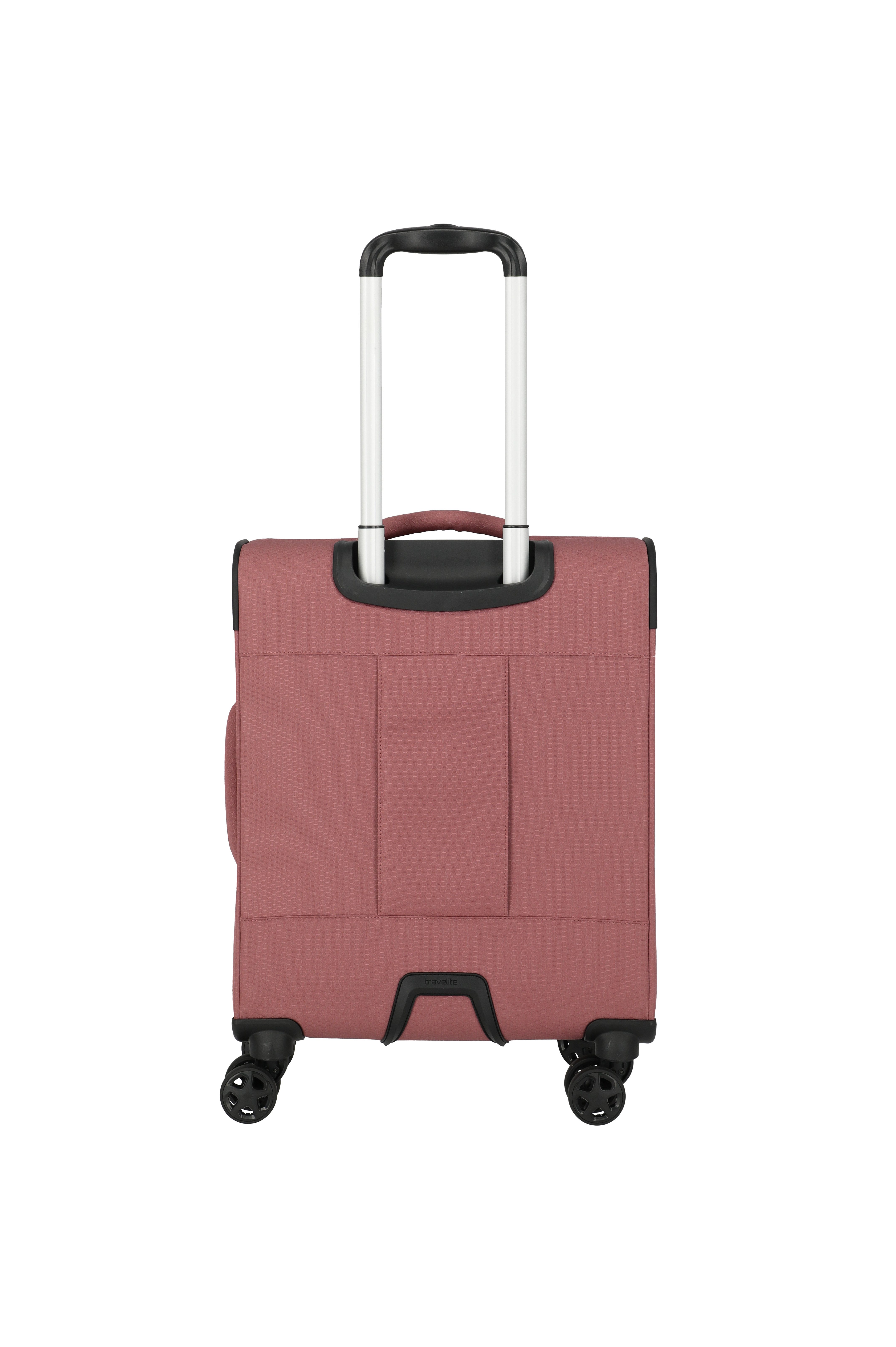 travelite Handgepäckkoffer KICK OFF Reisekoffer, 4 Rollen, 4 Doppelrollen, Außentaschen und Packgurte – leicht und robust – Bild 5 von 5