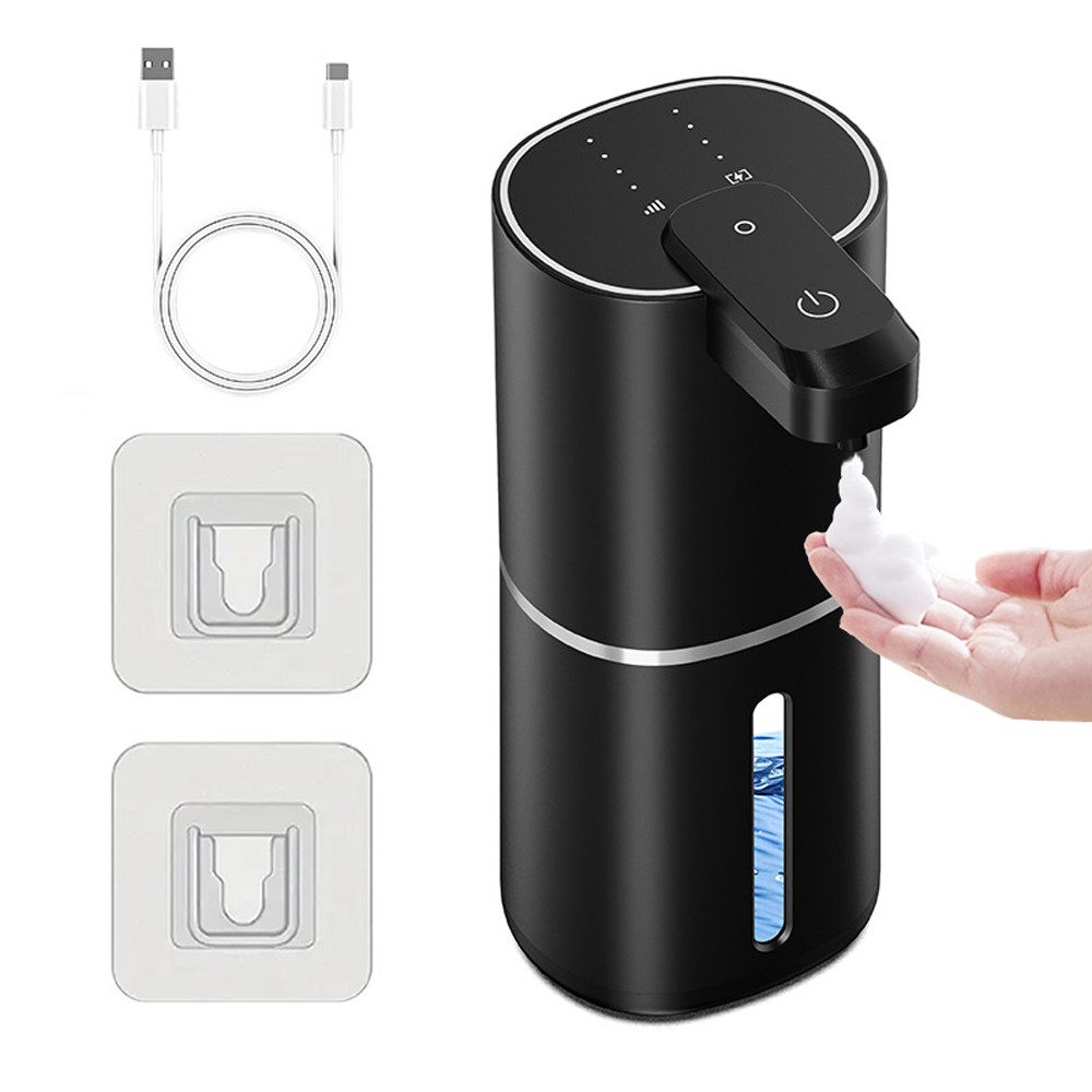 nsihing Seifenspender Automatischer Seifenspender Wandmontage – Elektrischer Seifenspender, (1-tlg), USB-C wiederaufladbar, wasserdicht für Küche & Bad