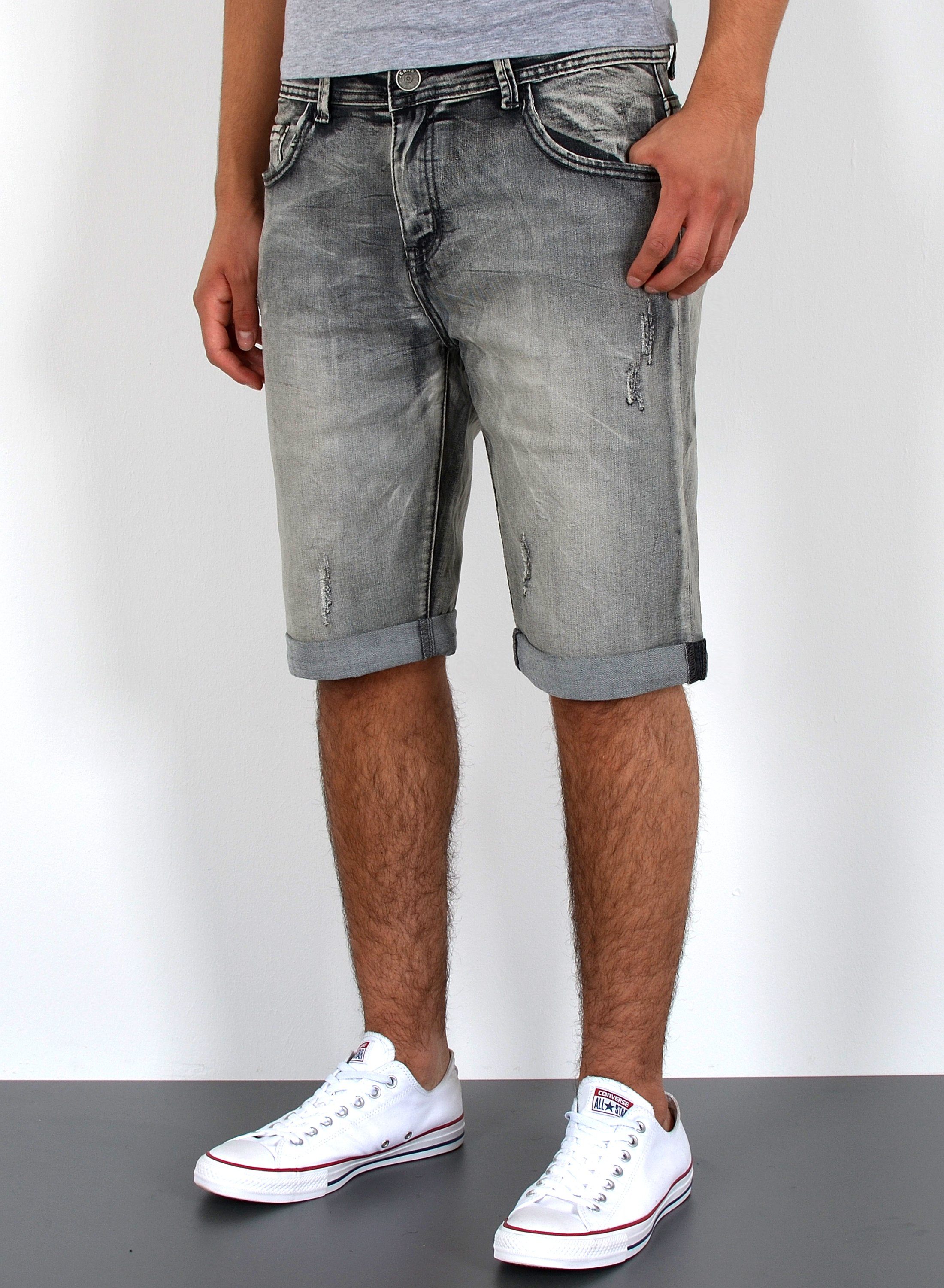 ESRA Jeansshorts Herren Sommerhose Jeans Shorts günstig online kaufen