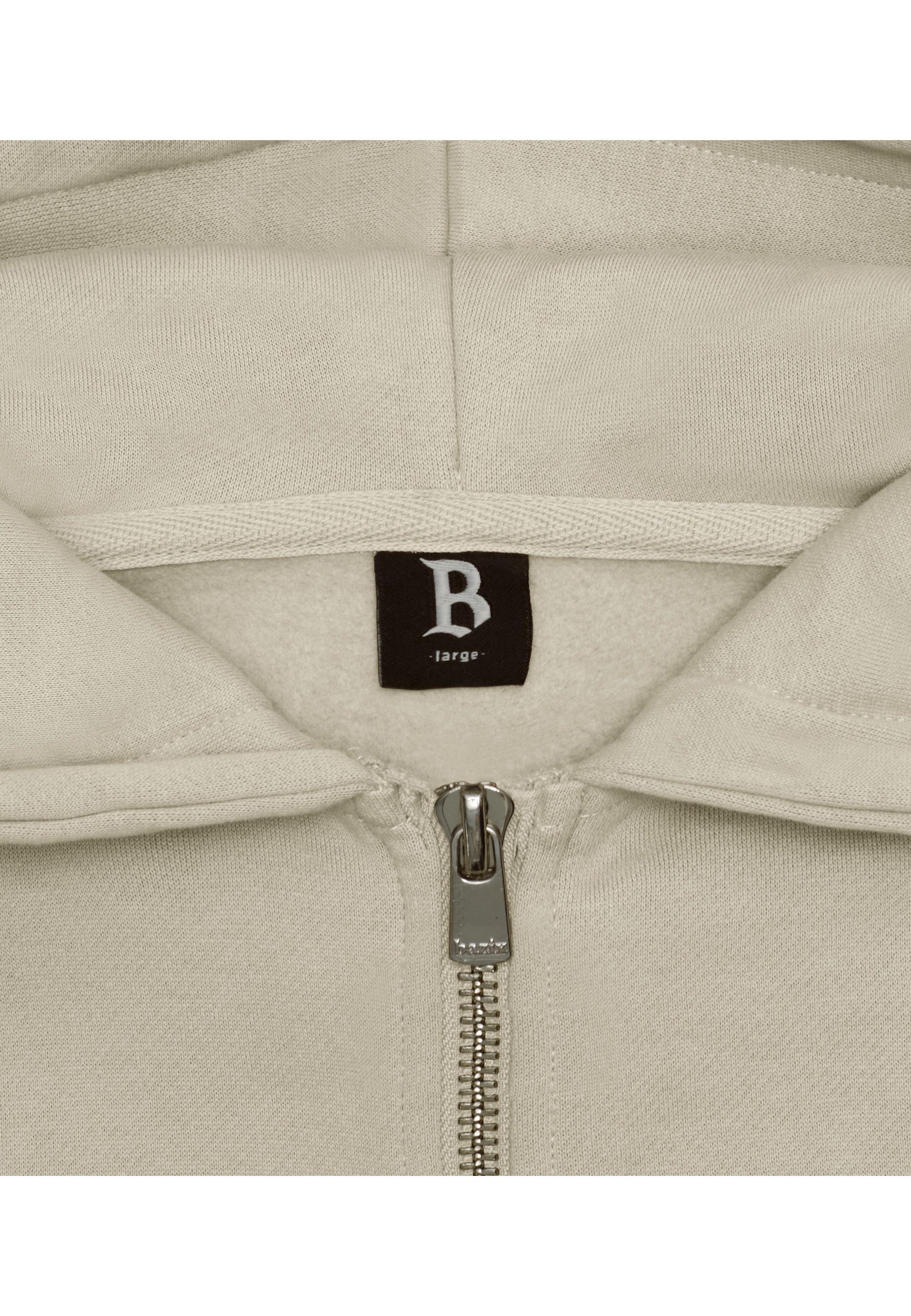 Dropsize Sweatjacke Dropsize Herren Super Heavy Blank Zip-Hoodie
