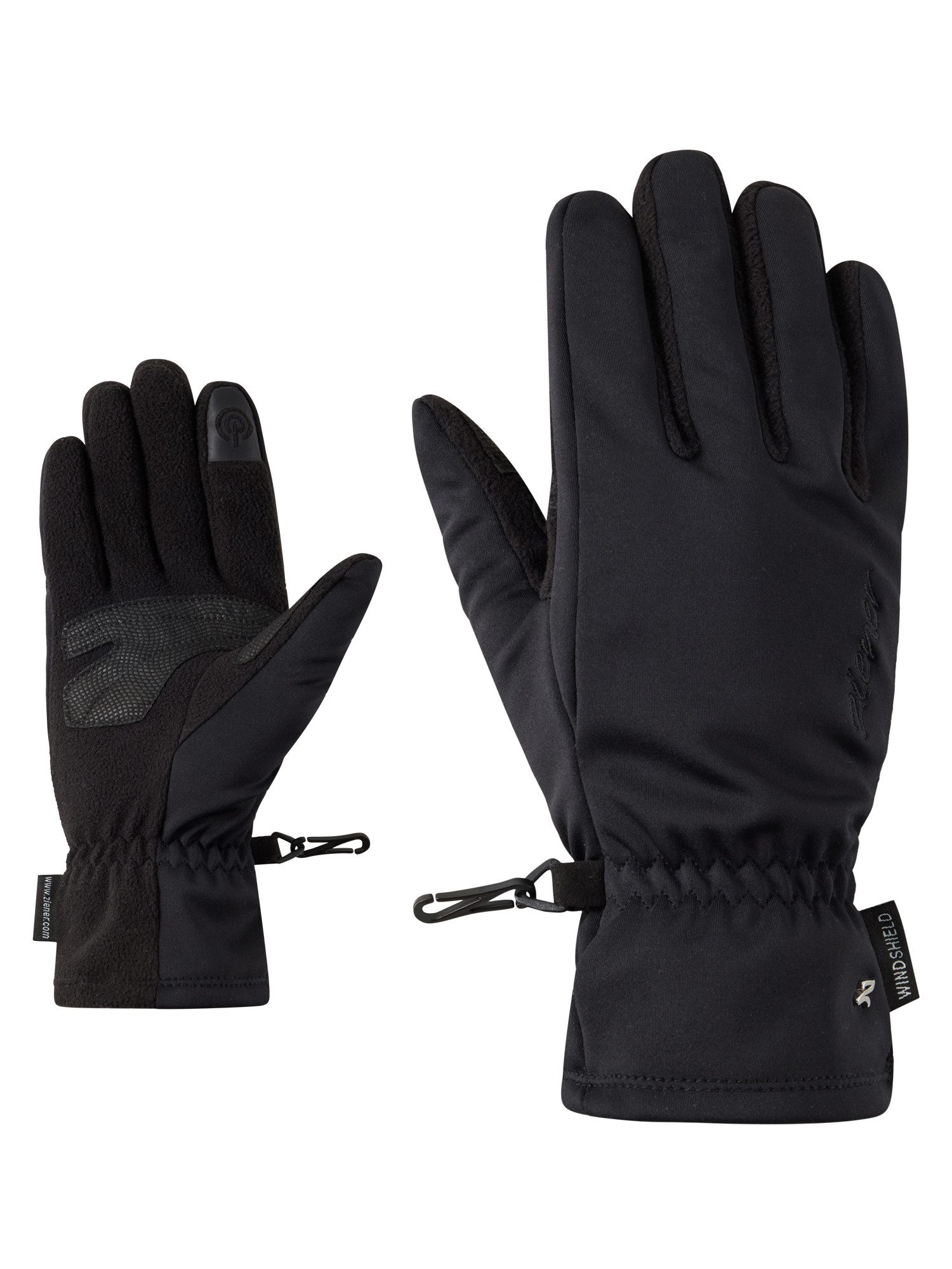 Ziener Multisporthandschuhe IWAANA-Z TOUCH DAMEN windabweisend, wasserabweisend, atmungsaktiv, warm, TOUCH-Funktion