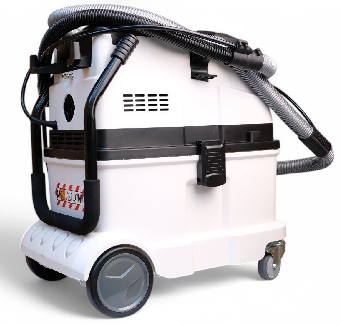 DeTec. Industriesauger mit Klopffunktion und Fernbedienung 1600W 40L Tank 230V, 1600 W, mit Beutel, inkl. Druckluftanschluss und Autostart Funktion