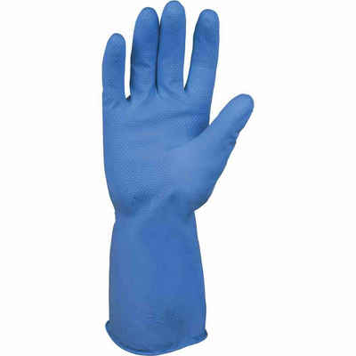 SÄNGER Gartenhandschuhe Haushalts-Handschuh "Prima" Größe L blau Latex