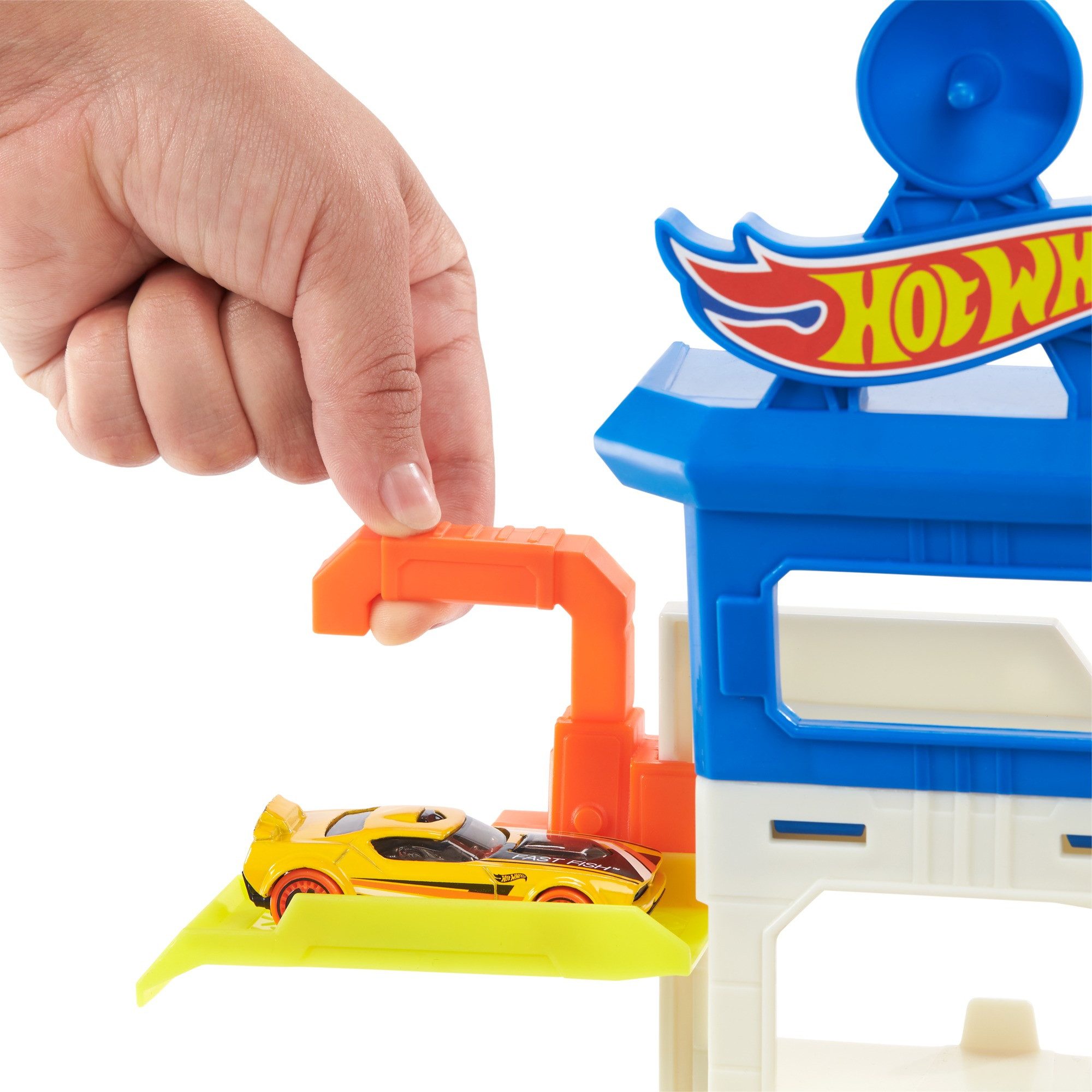 Hot Wheels Autorennbahn City, (21-tlg)