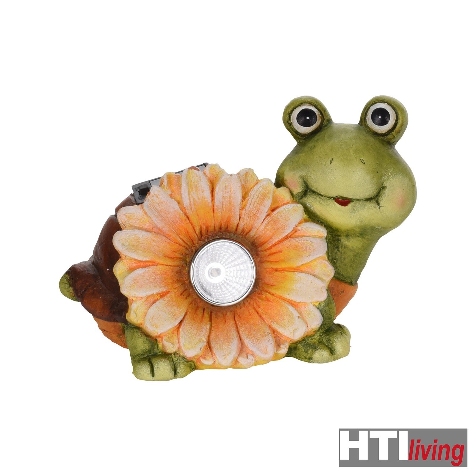St) Solar-Figur 3er (3 Gartenfigur Schnecke Schildkröte HTI-Living Frosch Set,