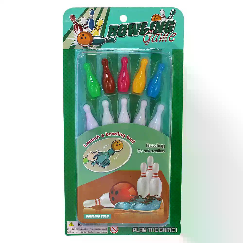 Jonotoys Spiel Bowling Spiel für Kinder - 14 Teile