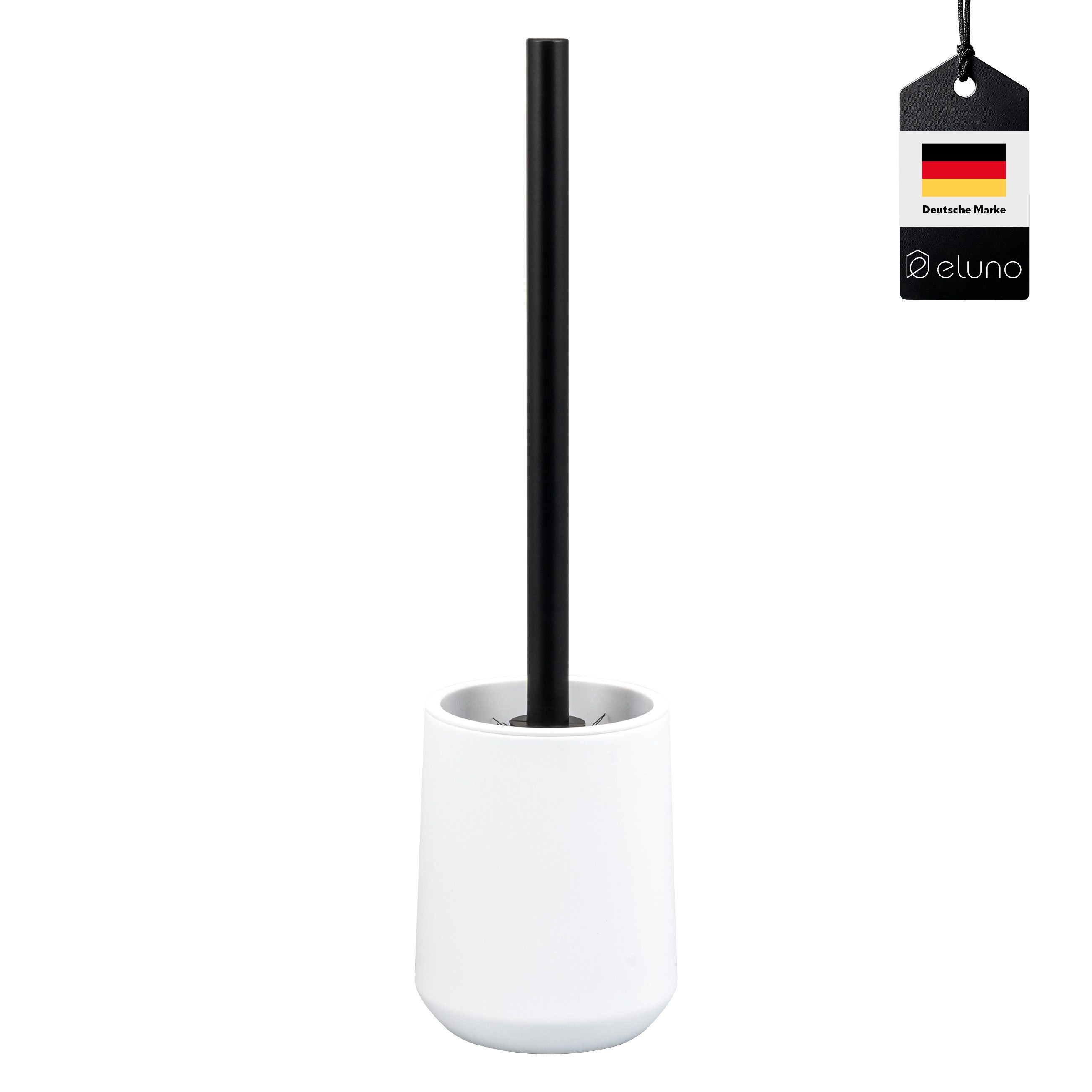 eluno WC-Garnitur WC-Bürste inkl. 1x Ersatzbürstenkopf, Kunststoff, (1-tlg) günstig online kaufen