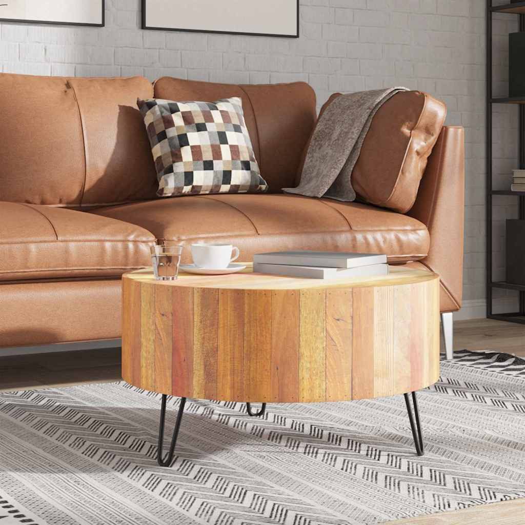 vidaXL Couchtisch Couchtisch Altholz Massiv (1-St)