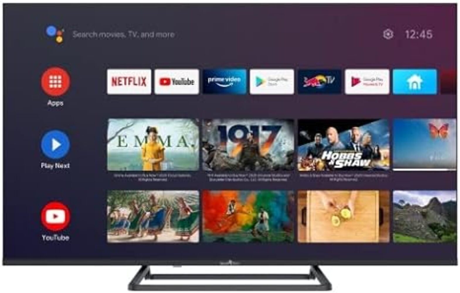 Smart Tech 43FA10V3 LCD-LED Fernseher (43 Zoll, Full HD, 43 Zoll FHD LED Android Smart TV 43FA10V3: Google Play Netflix YouTube, 43 Zoll FHD LED Android Smart TV 43FA10V3: Google Play Netflix YouTube)