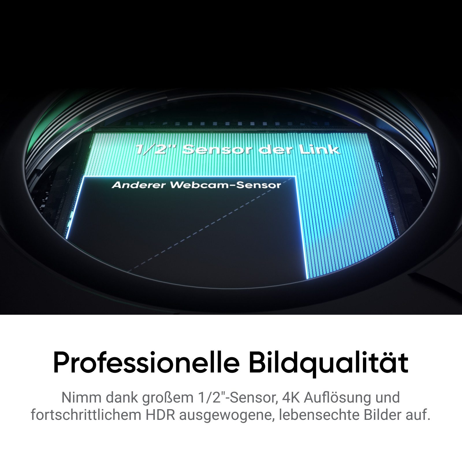 Insta360 Insta360 Link 2C - 4K Webcam für PC/Mac Full HD-Webcam (4K Ultra HD)