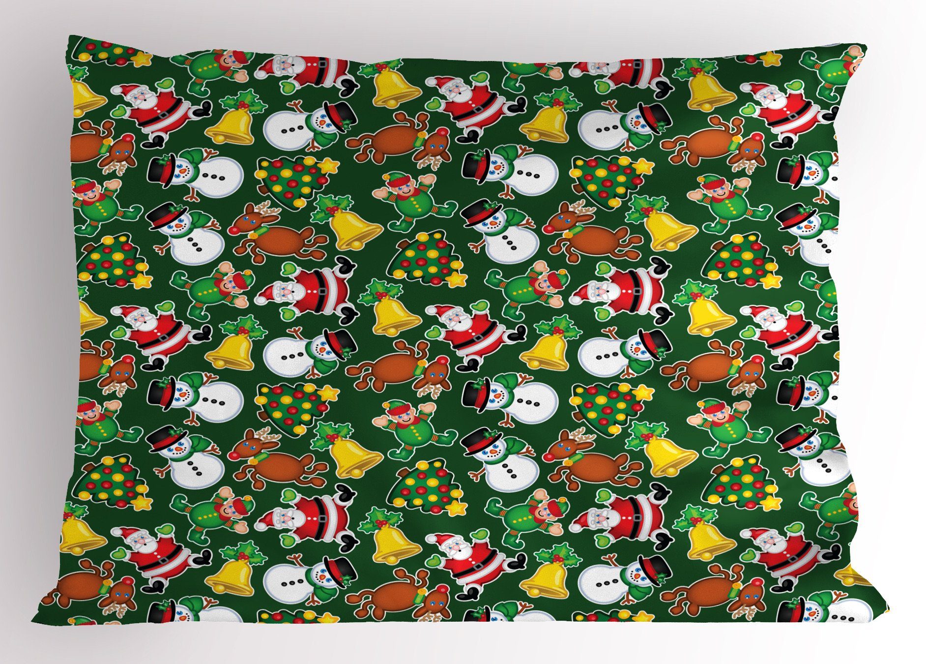 Kissenbezüge Dekorativer Standard King Size Gedruckter Kissenbezug, Abakuhaus (1 Stück), Weihnachten Vivid Joyous