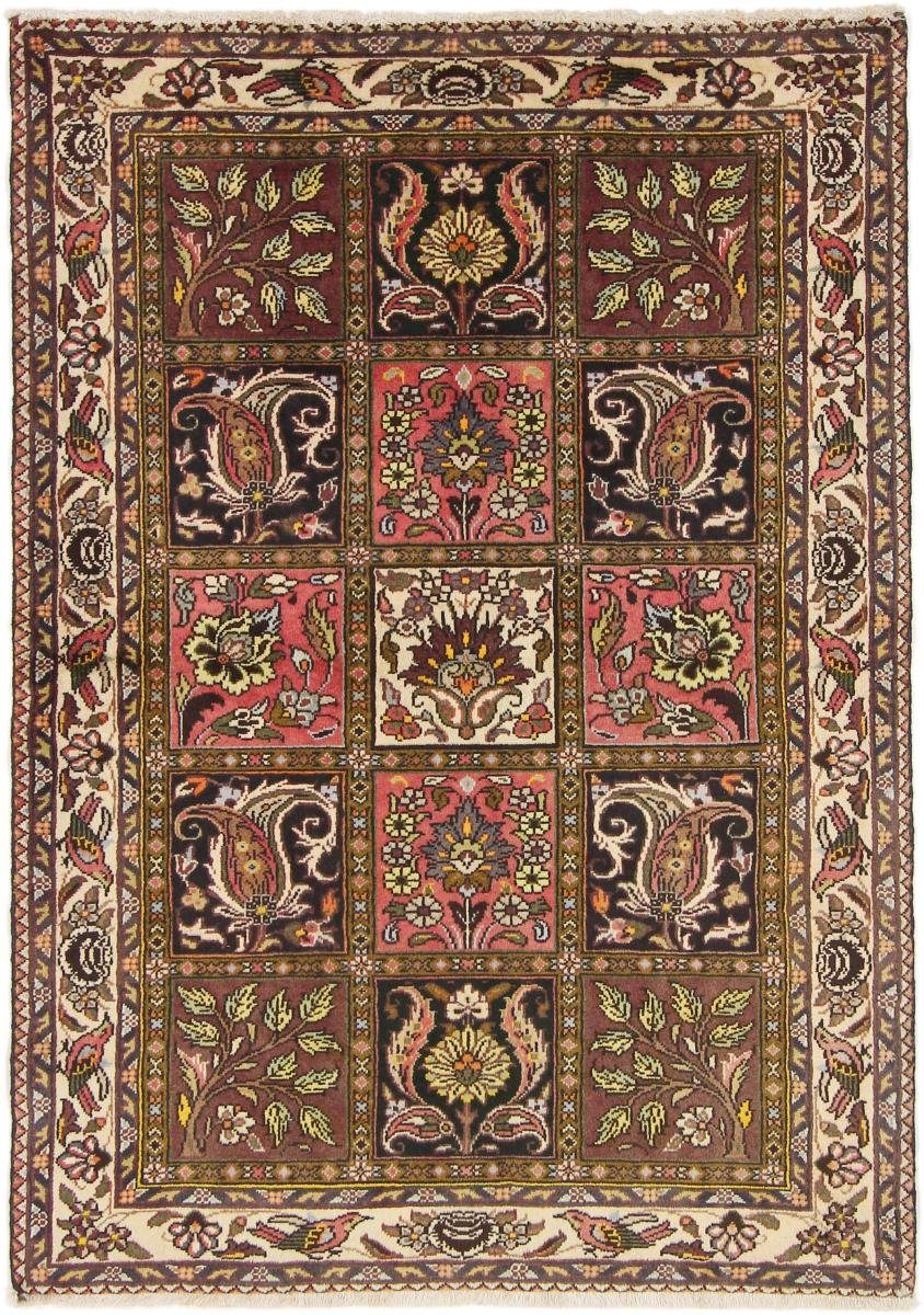 Orientteppich Bakhtiar 107x155 Handgeknüpfter Orientteppich / Perserteppich, Nain Trading, rechteckig, Höhe: 12 mm