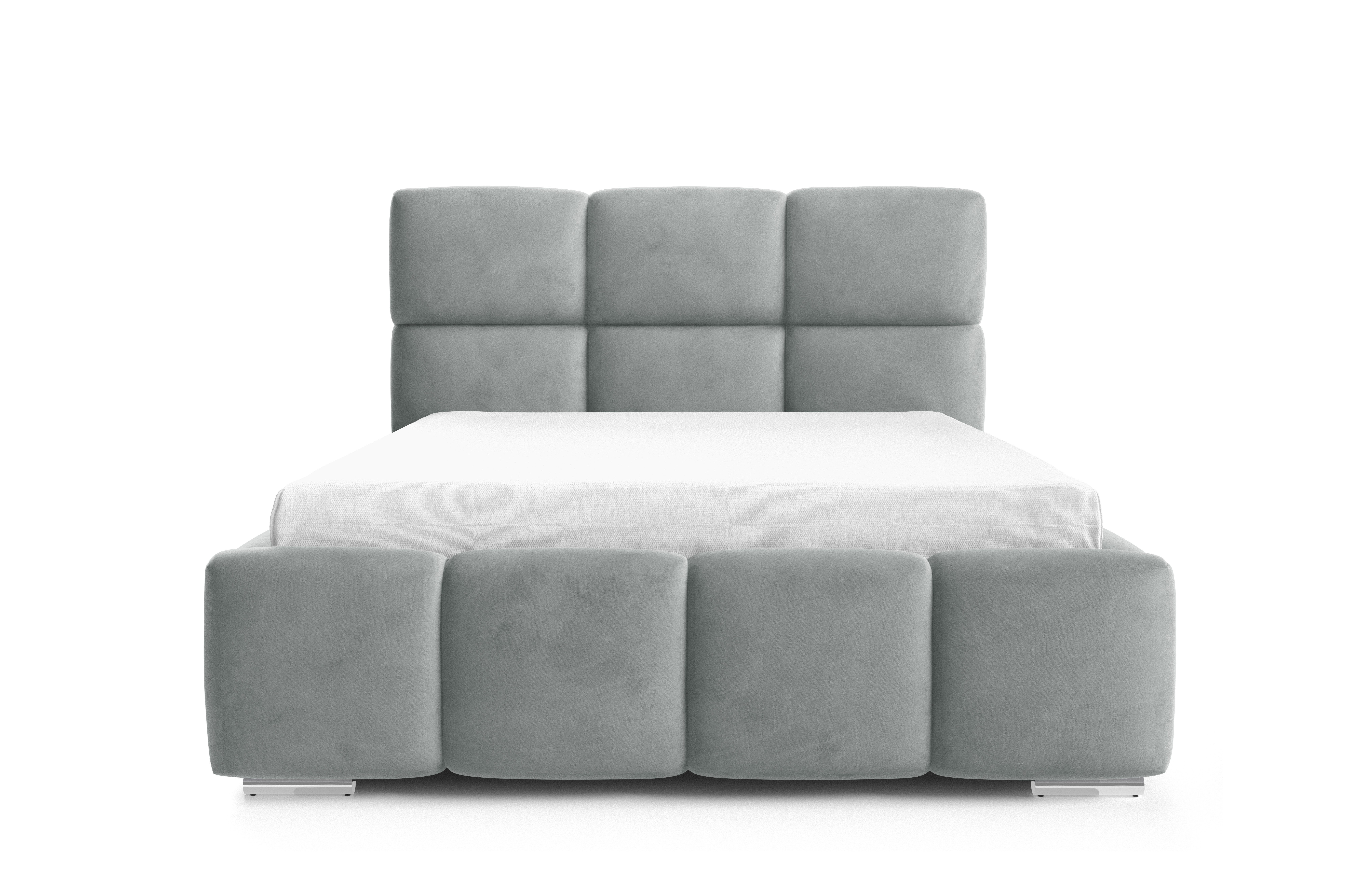 thematys Polsterbett mit Bettkasten & Lattenrost – Stauraumbett+ 140x200 - 200x200 cm