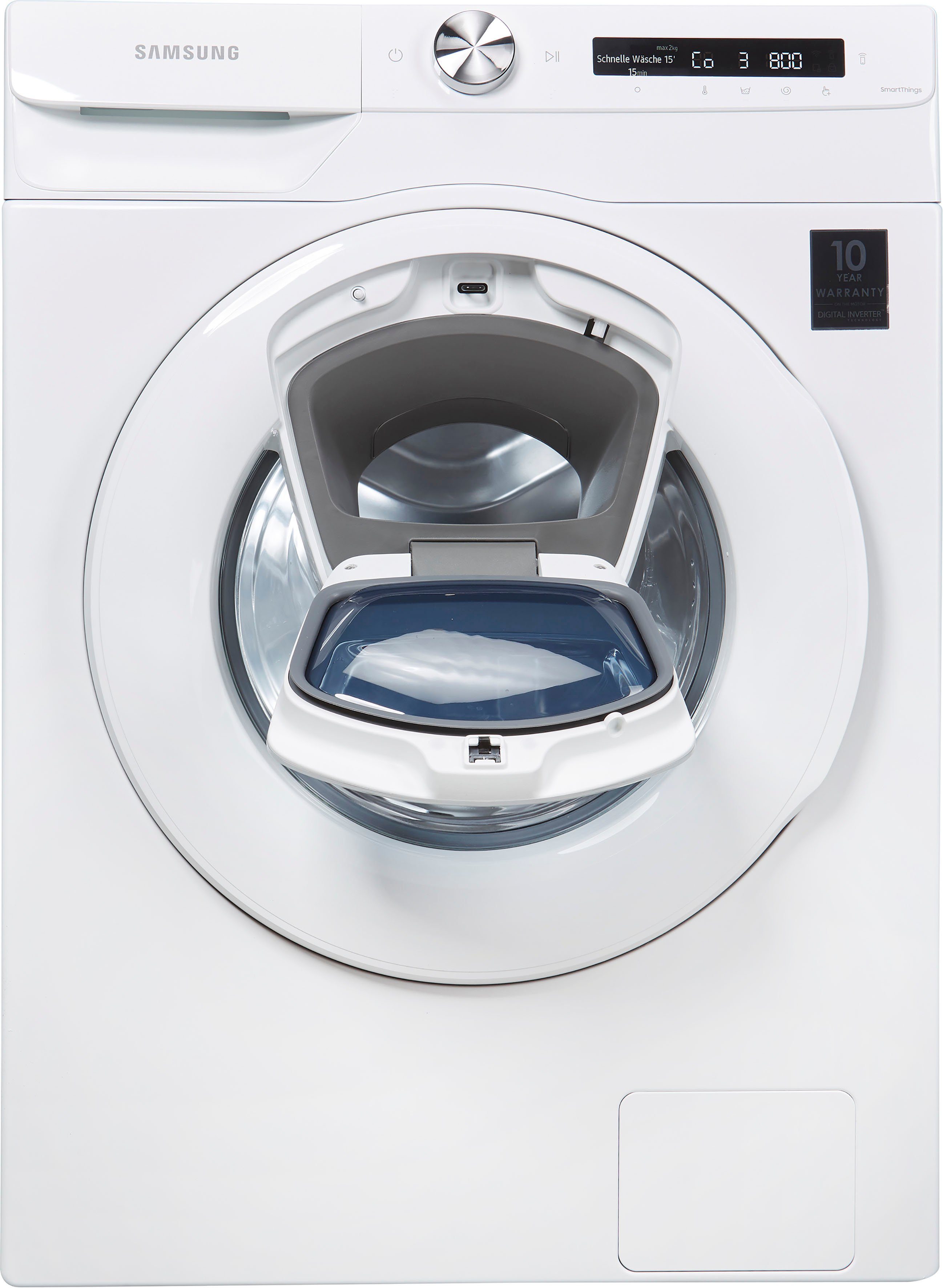 Samsung Waschmaschine WW80T554ATW, AddWash™ kg, WW5500T 8 U/min, 1400