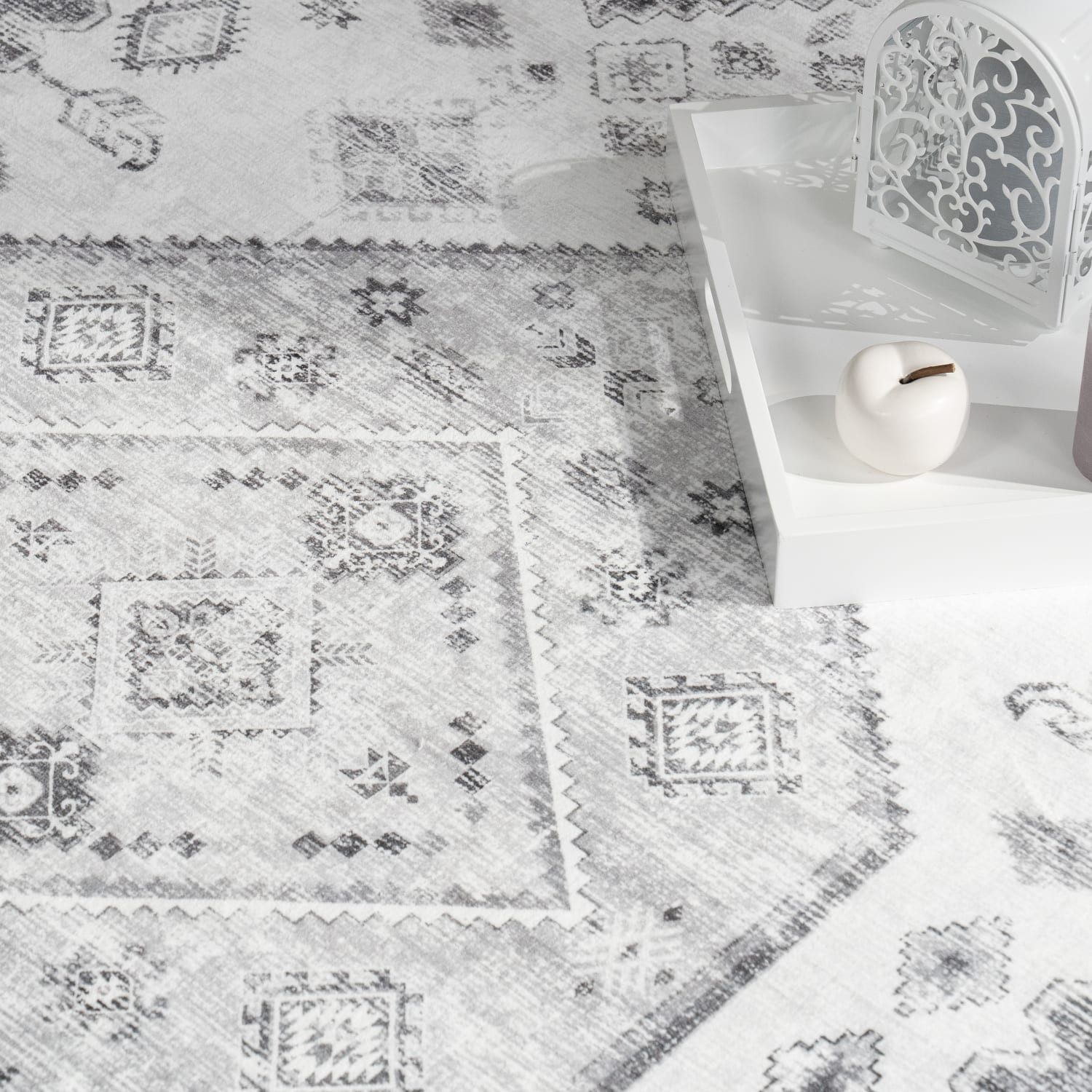 KADIMA DESIGN Teppich waschmaschinenwaschbar Vintage Küche, Flur Waschbarer günstig online kaufen