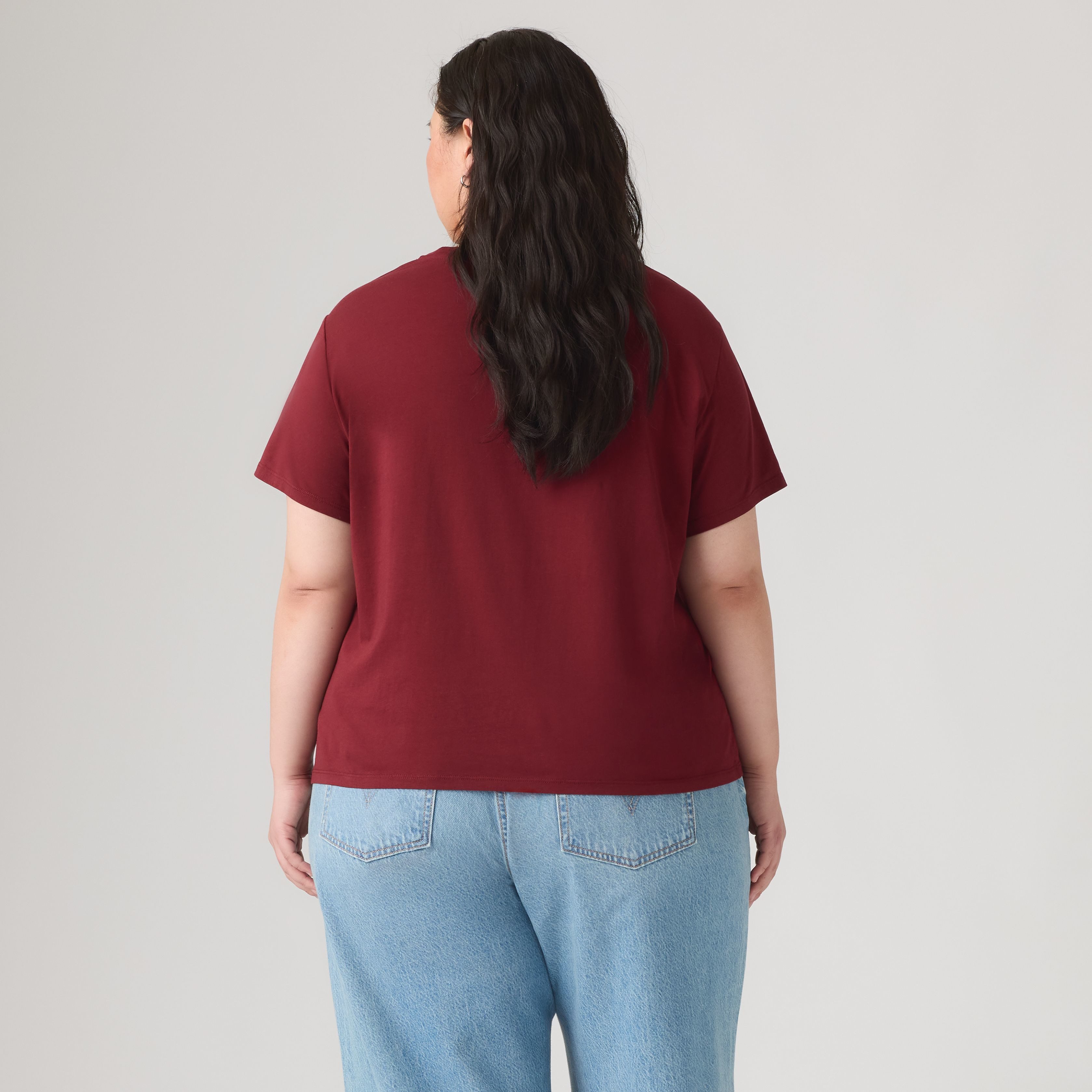 Levi's® Plus T-Shirt PL PERFECT TEE mit Logodruck