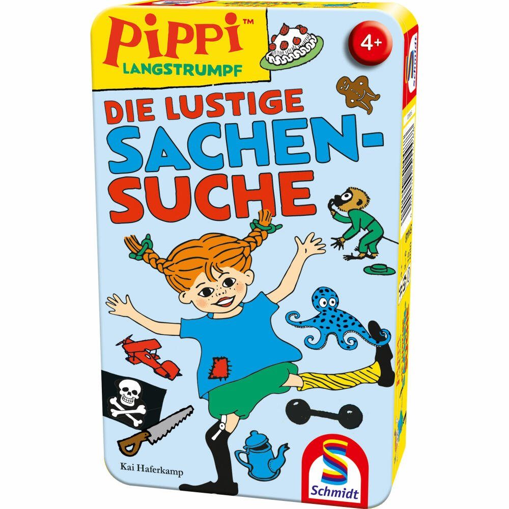 Schmidt Spiele Pippi Sachensuche Die lustige Langstrumpf Spiel,