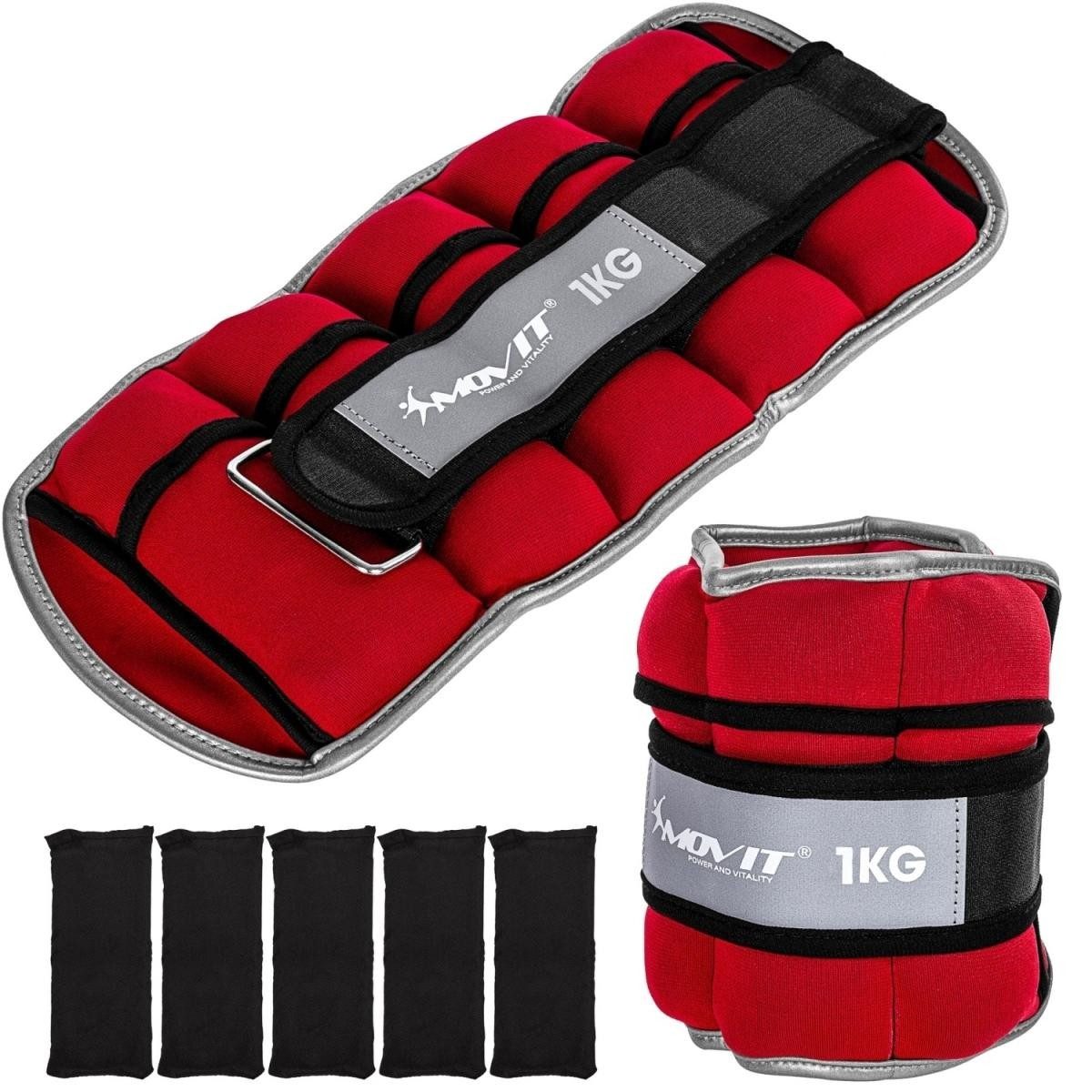 MOVIT Gewichtsmanschette 2er Set Gewichtsmanschetten Neopren, Laufgewichte