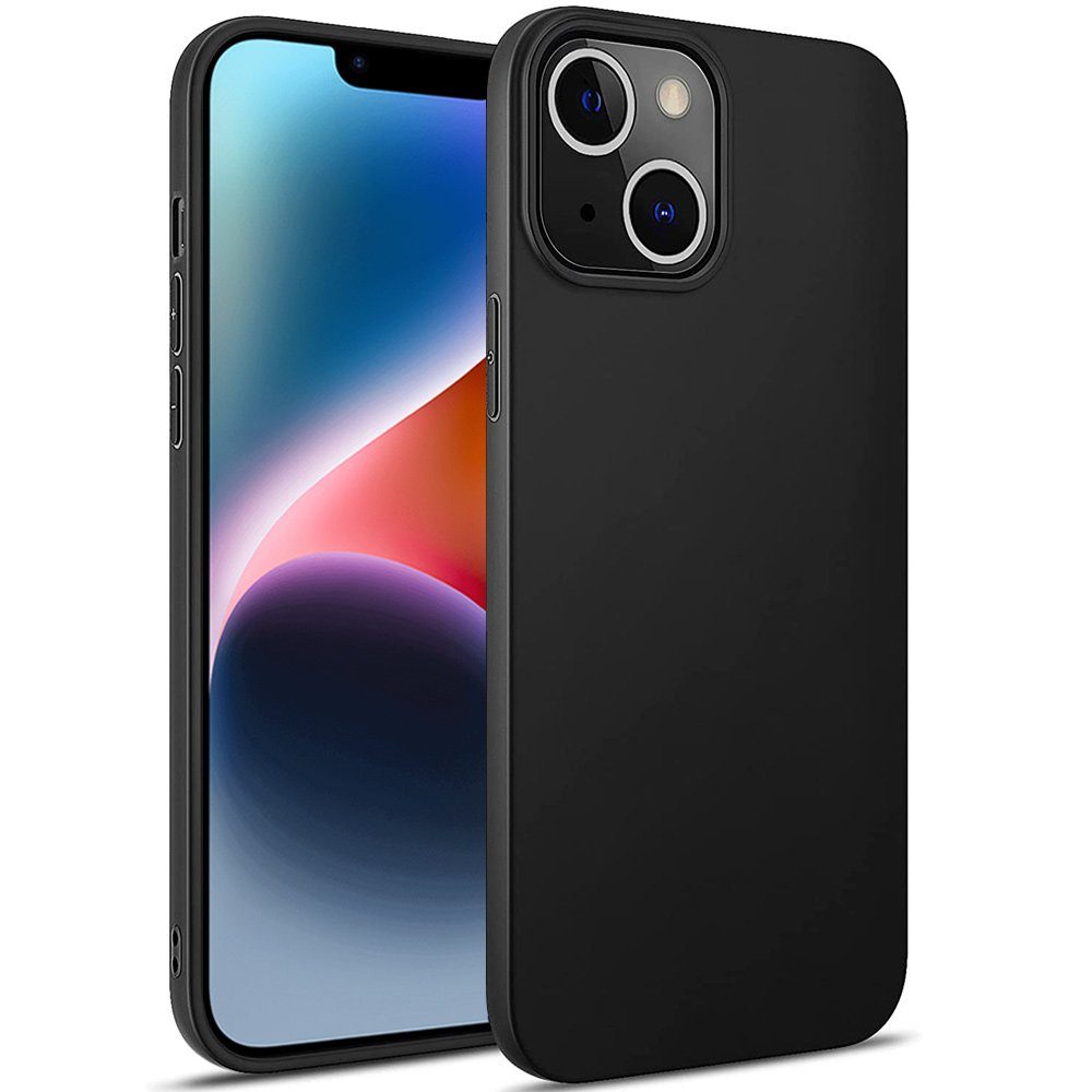 Handyhülle Ultra Slim Case für Apple iPhone 14 Schwarz