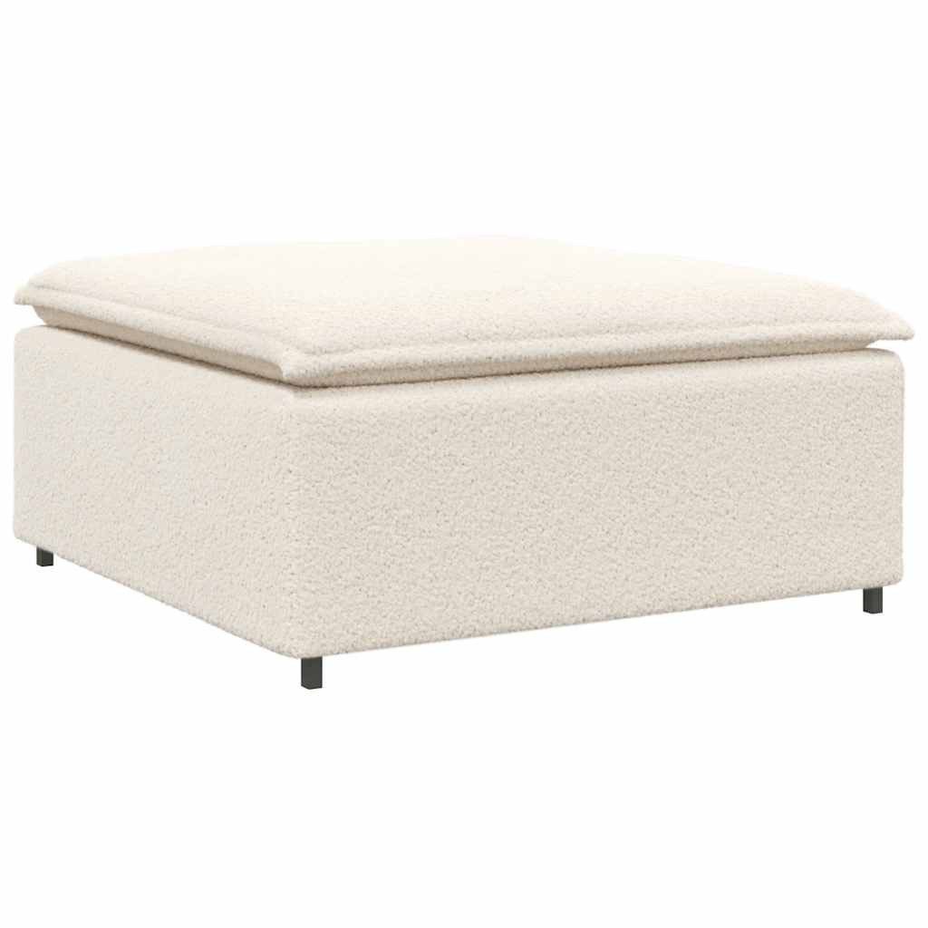 vidaXL Sofaelement Modulares Sofa Fußhocker-Modul Creme günstig online kaufen