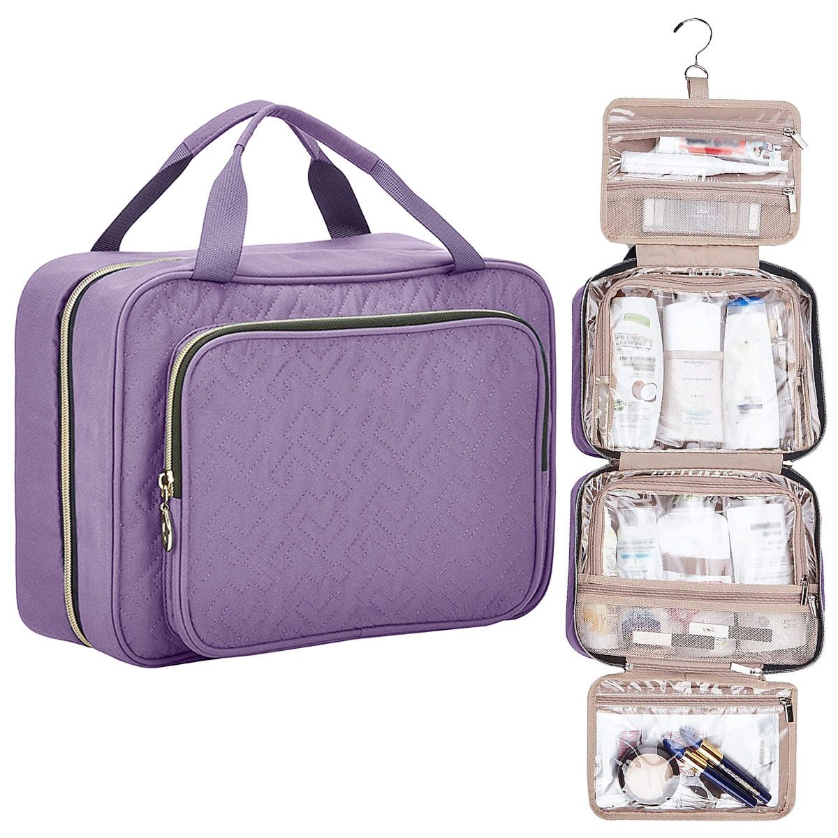 ZEUOPQ Kulturbeutel Tragbare wasserdichte Reise-Make-up-Tasche große günstig online kaufen