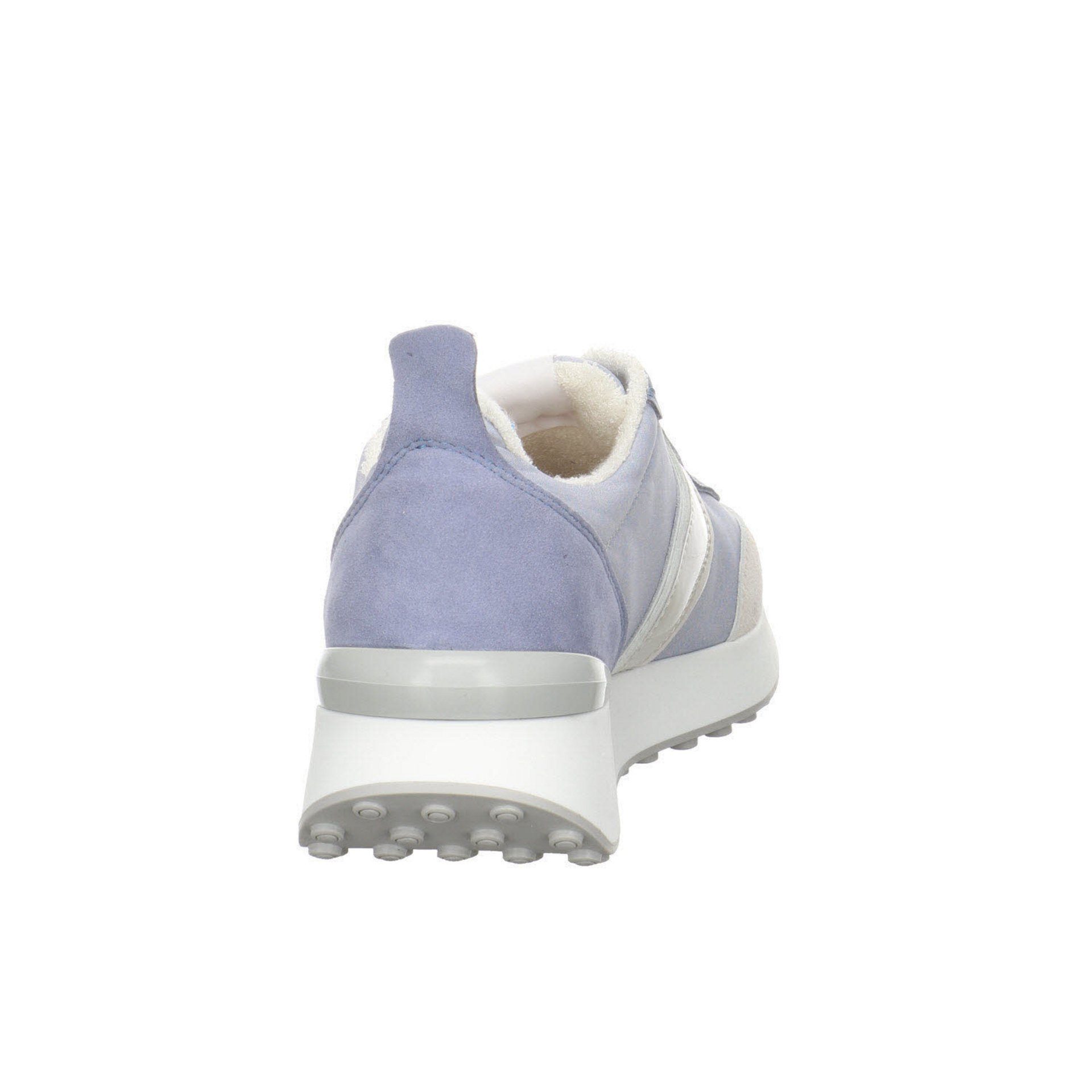 SIOUX Leder-/Textilkombination Damen Ludina Sneaker Sneaker Schuhe snow/lightblue-mix Sneaker