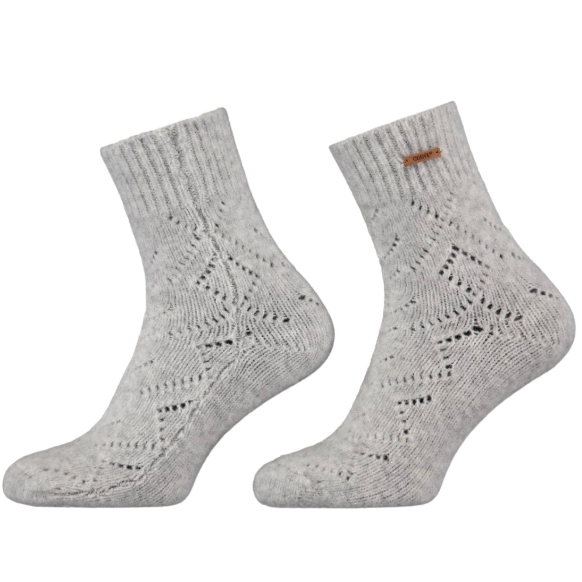 Barts Haussocken Socks Bridgey Heather Grey Damen grau Logo Home Größe Farbe 39-41