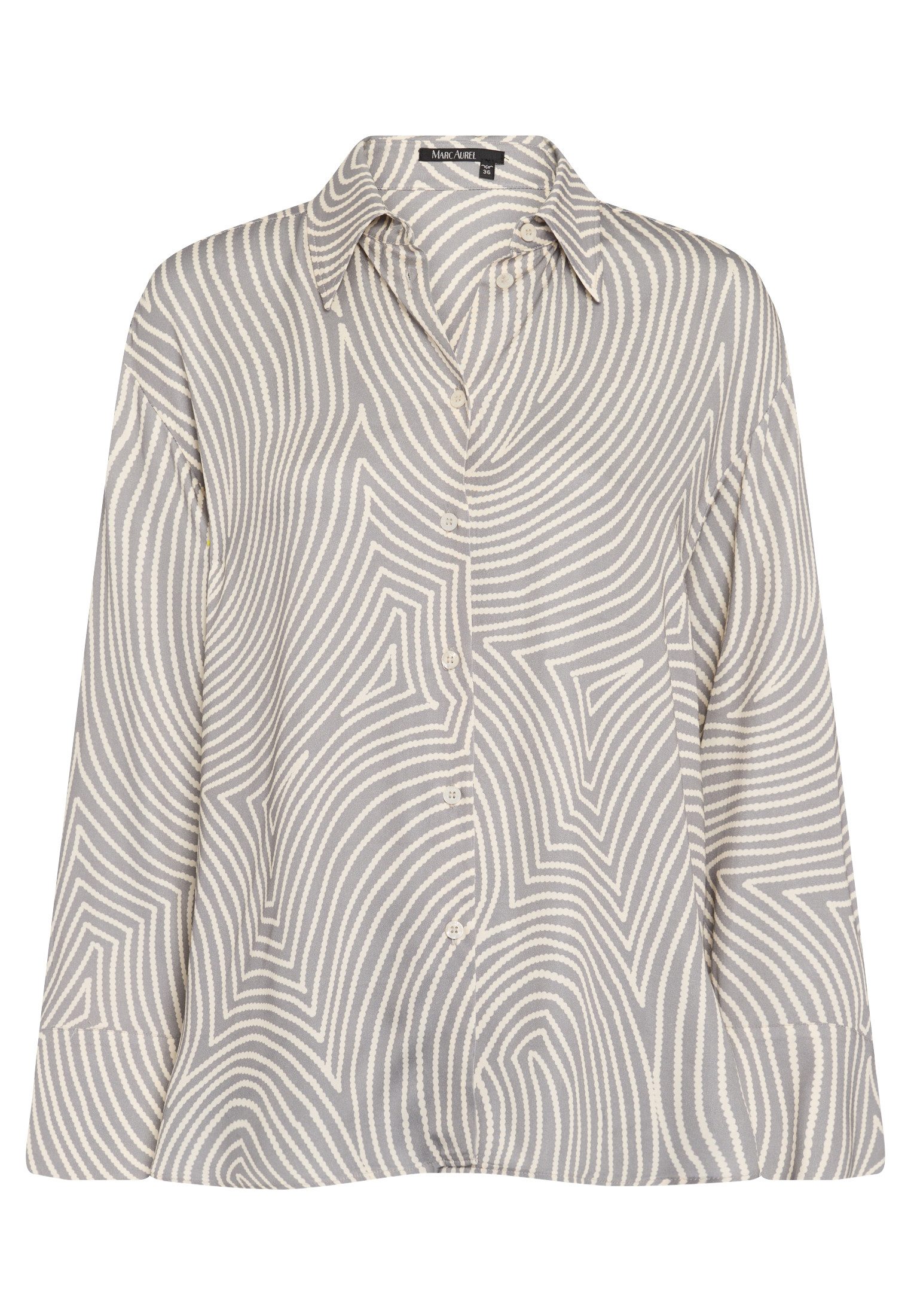 MARC AUREL Langarmbluse mit grafischem Print günstig online kaufen