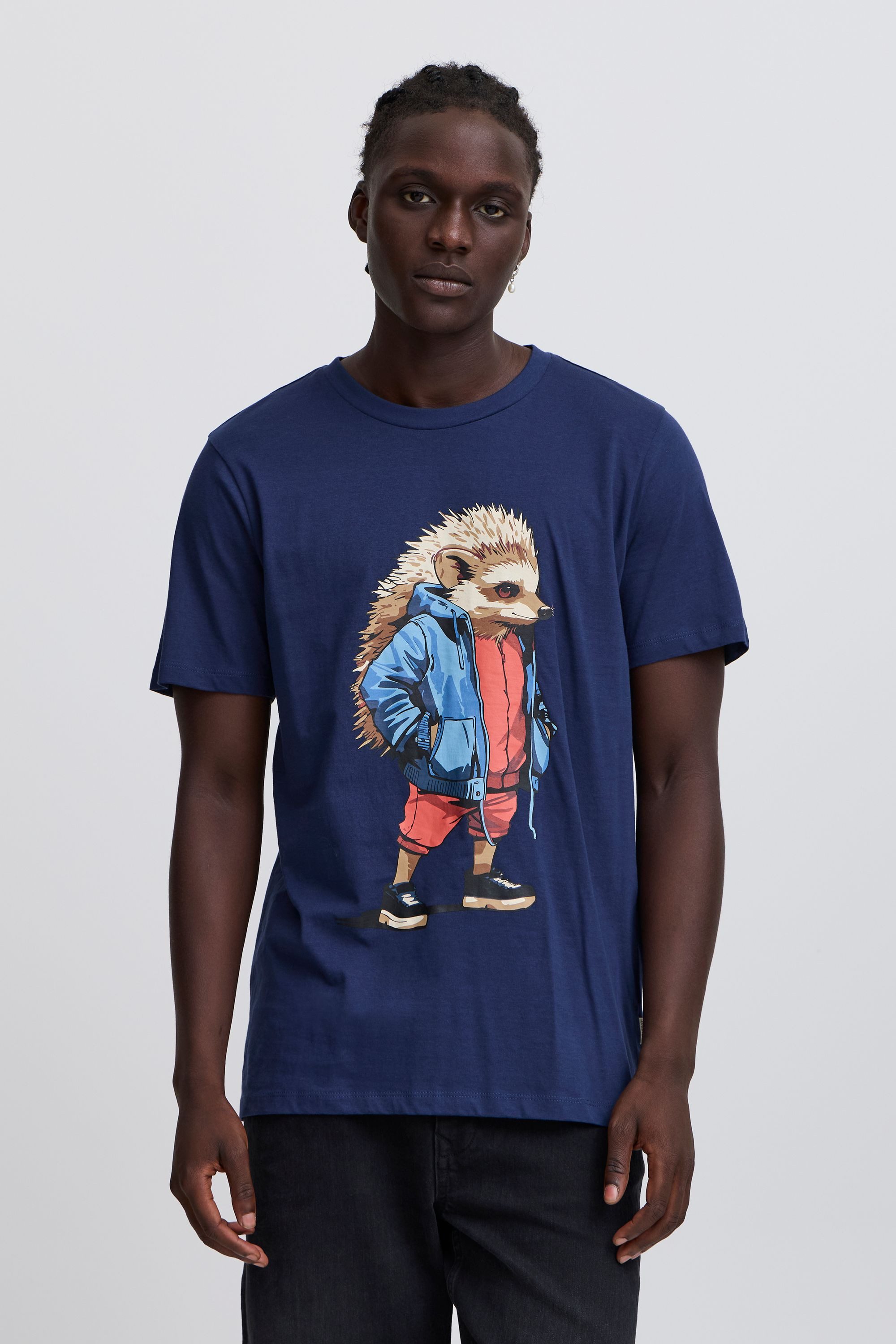 Blend T-Shirt BHTee (1-tlg) Lässiges T-Shirt mit Print
