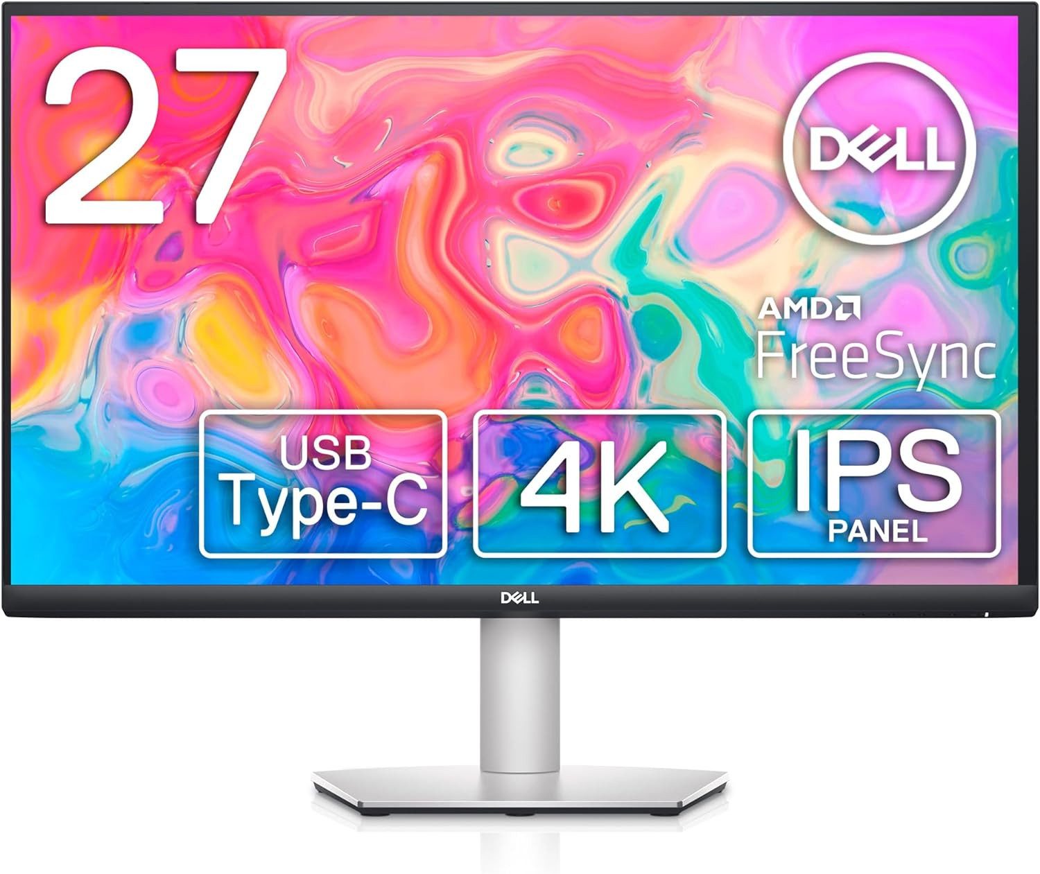 Dell S2722QC USB-C 4K UHD TFT-Monitor (3.840 x 2.160 px, 4k UHD)