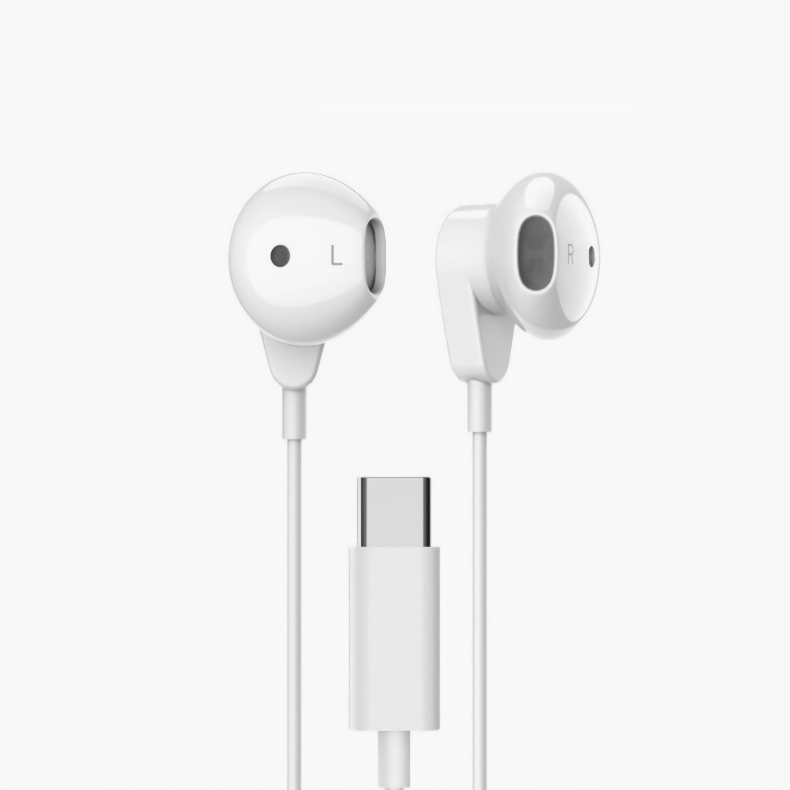 Bolwins M45 USB-C Headset mit klarem Bass & Anrufsteuerung für Calls & Musik In-Ear-Kopfhörer (Musikwiedergabe, Anrufannahme und -beendigung, Nein, Nicht zutreffend, Klarer und tiefer Klang Integrierte Musik- & Anrufsteuerung)