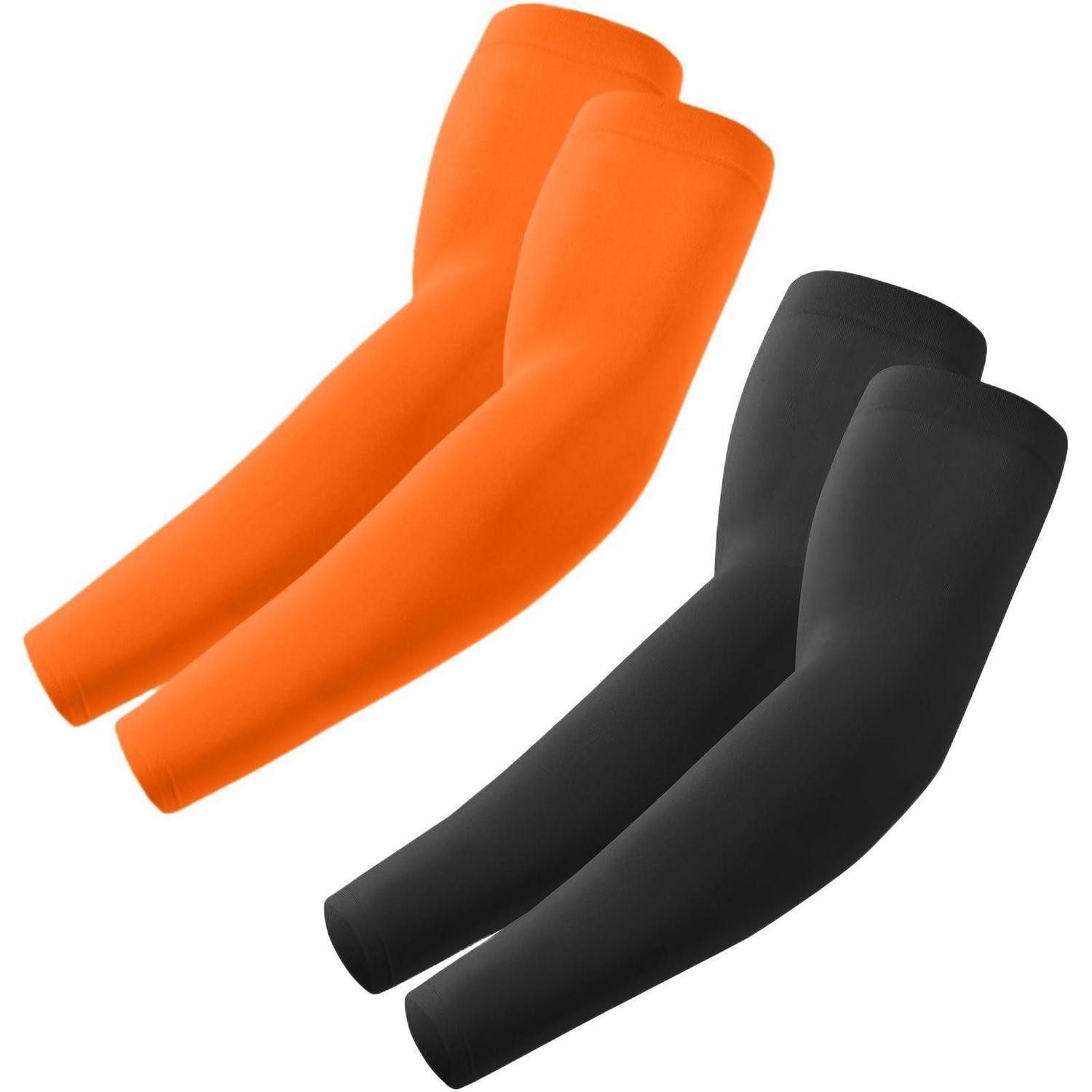 LuxusKollektion Armstulpen Armstulpen Damen Herren Gaming Radsport Schwarz Orange