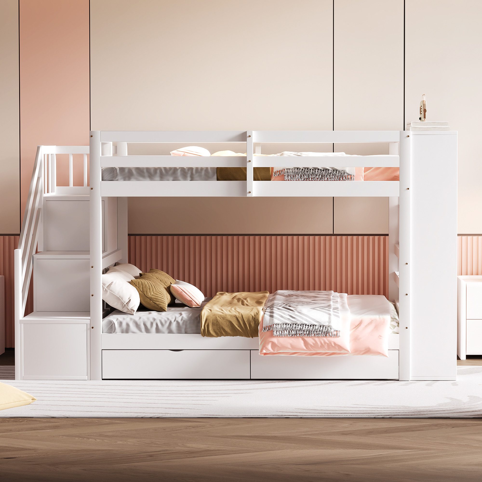 Merax Etagenbett 90x200cm mit Schließfächern und günstig online kaufen