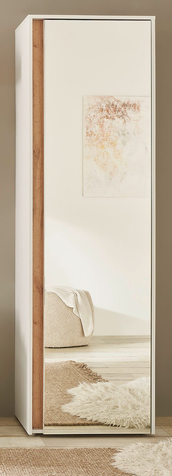 Furn.Design Garderobenschrank Center (Flurgarderobe in weiß günstig online kaufen