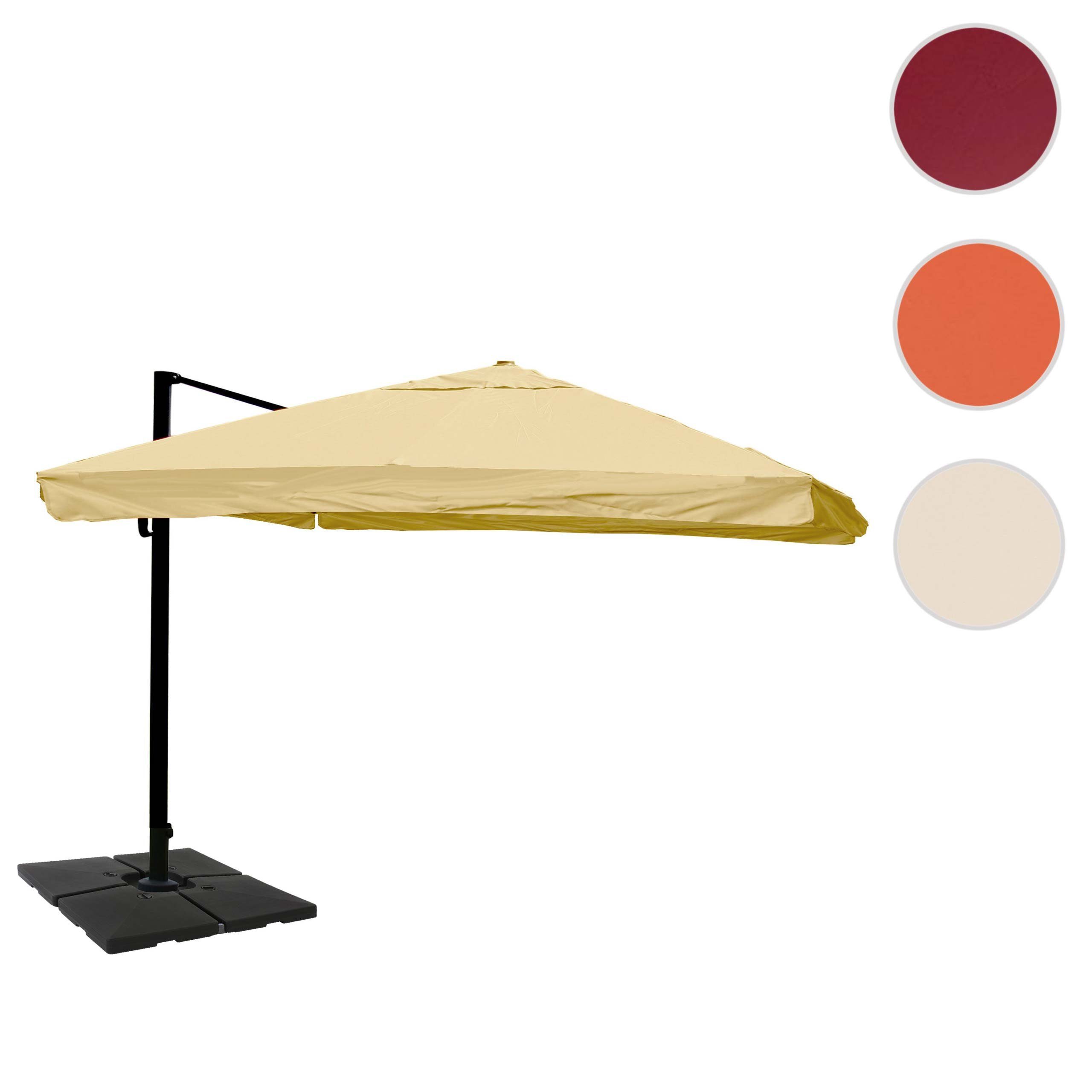Thumbnail - MCW Ampelschirm MCW-A96-6, LxB: 300x400 cm, 5-facher Höhen-/ Neigungswinkelverstellung, Windwiderstandsklasse 2