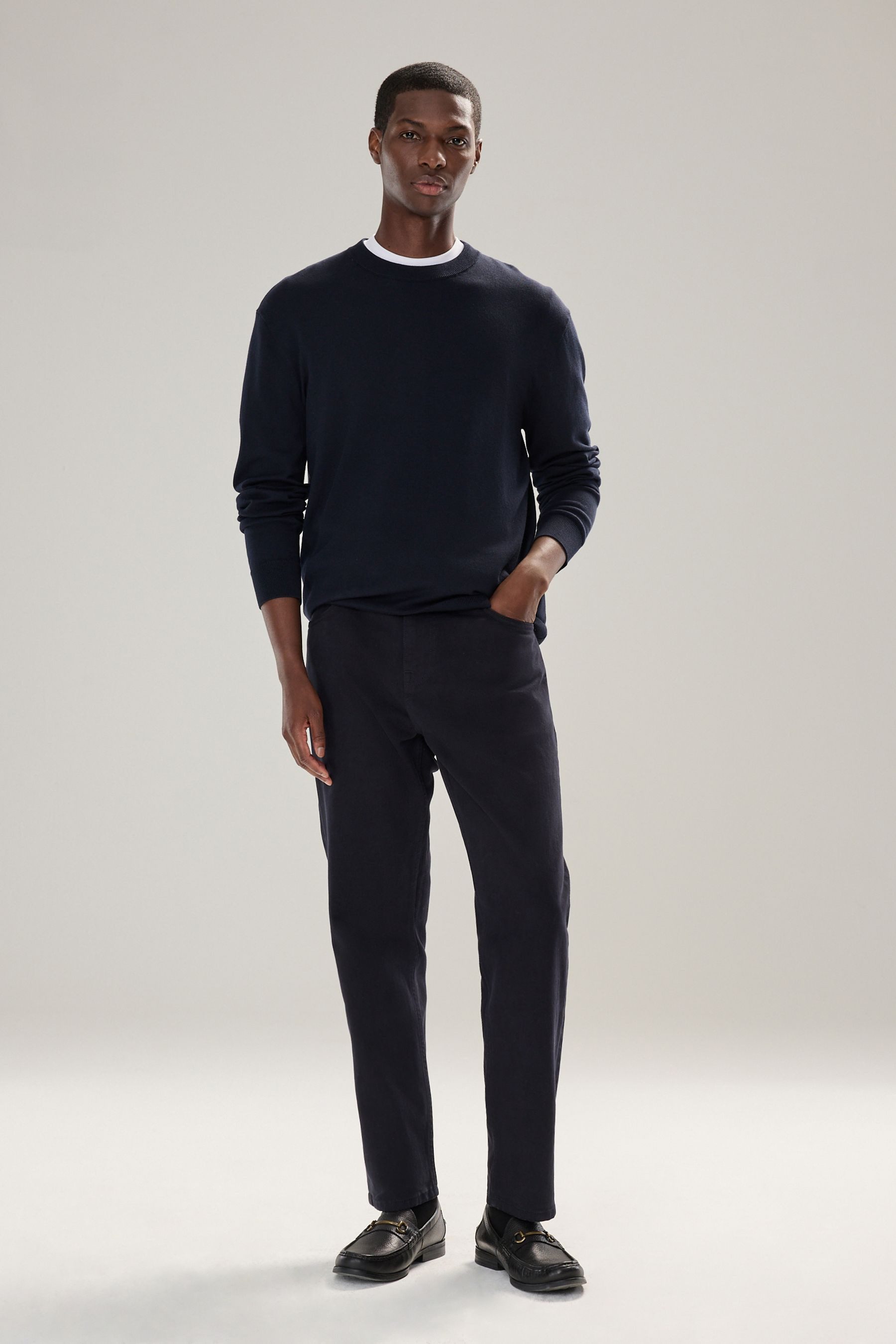 Next Rundhalspullover Regular Fit Rundhalspullover mit Baumwolle (1-tlg)