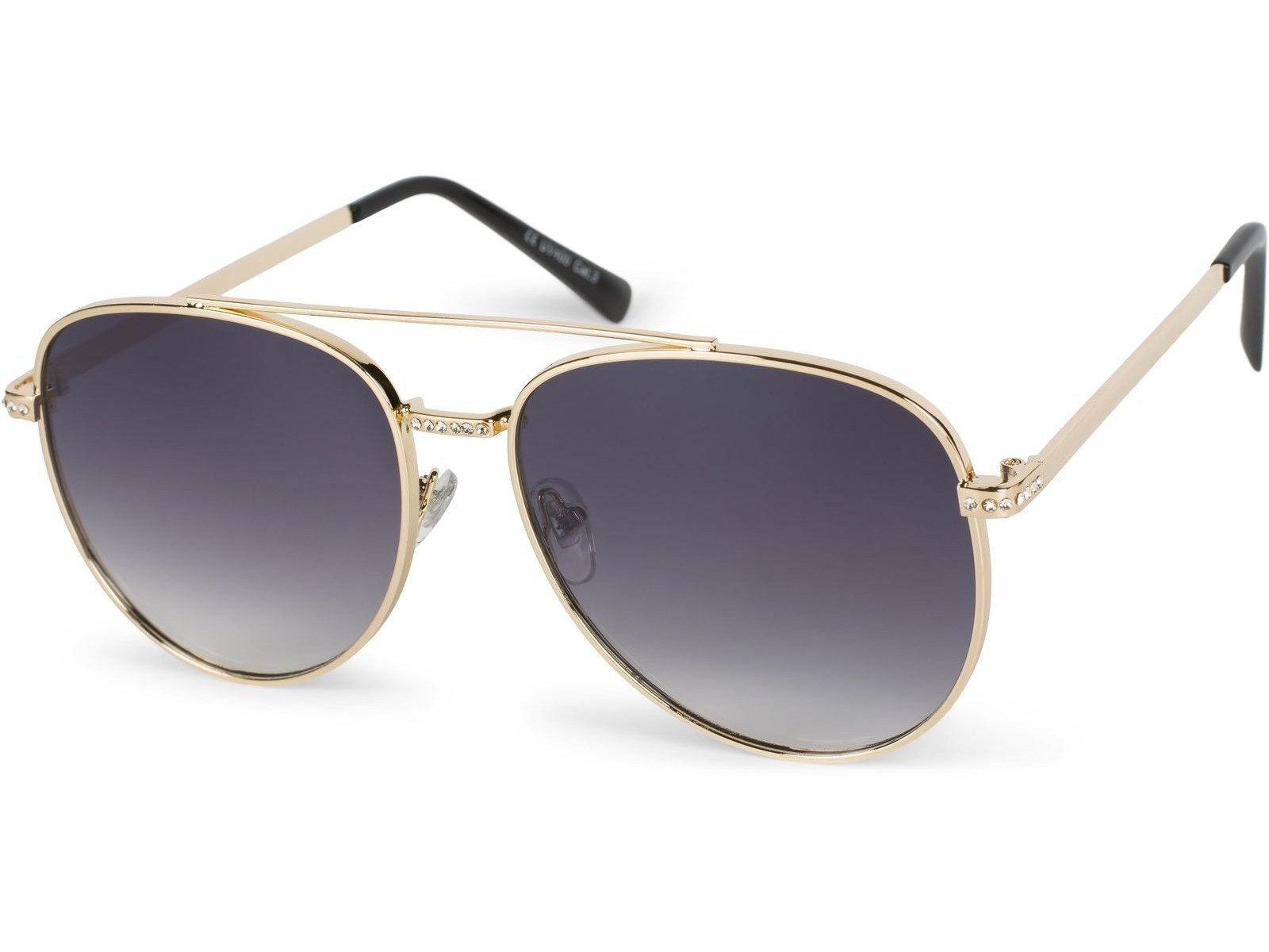 styleBREAKER Sonnenbrille Piloten Sonnenbrille mit Strass (1-St) Gradient günstig online kaufen