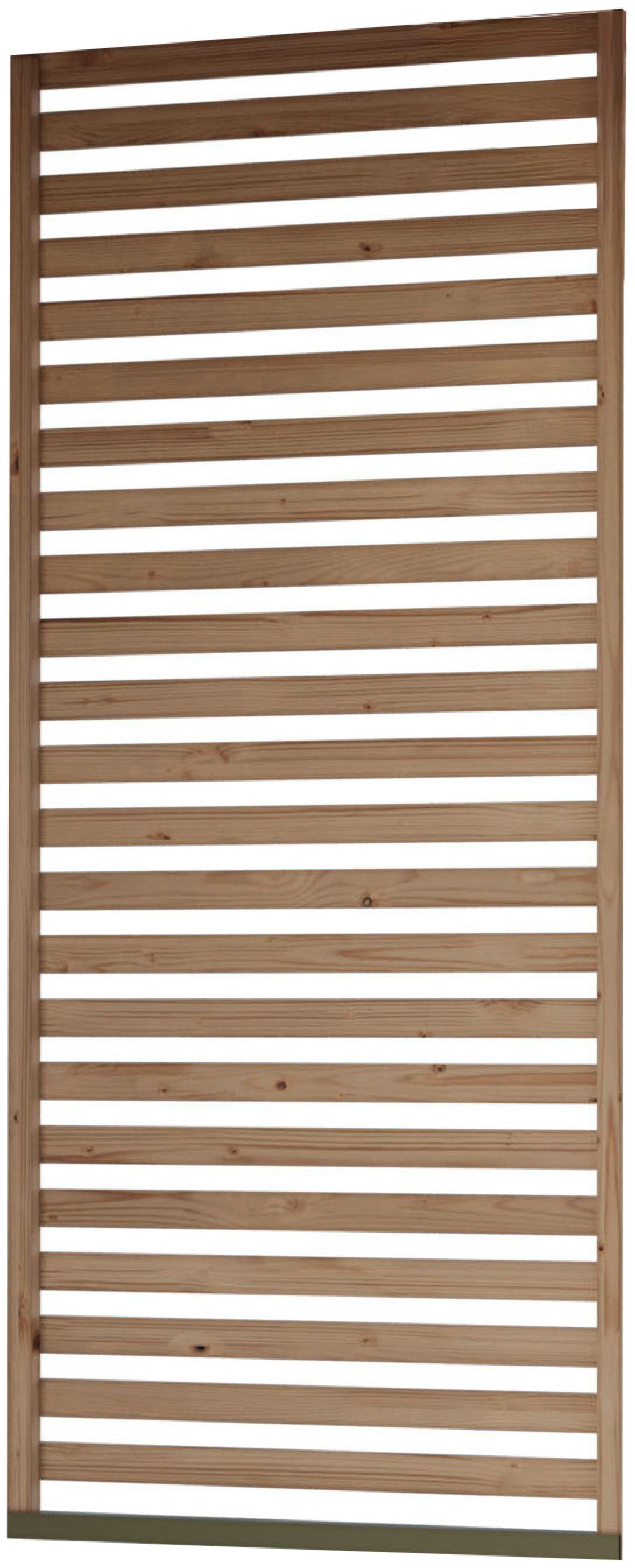 Karibu Pavillonseitenteil Seitenwand Lamellen Optik, 106x228 cm, verschiedene Größen, für Pavillon Quadratus
