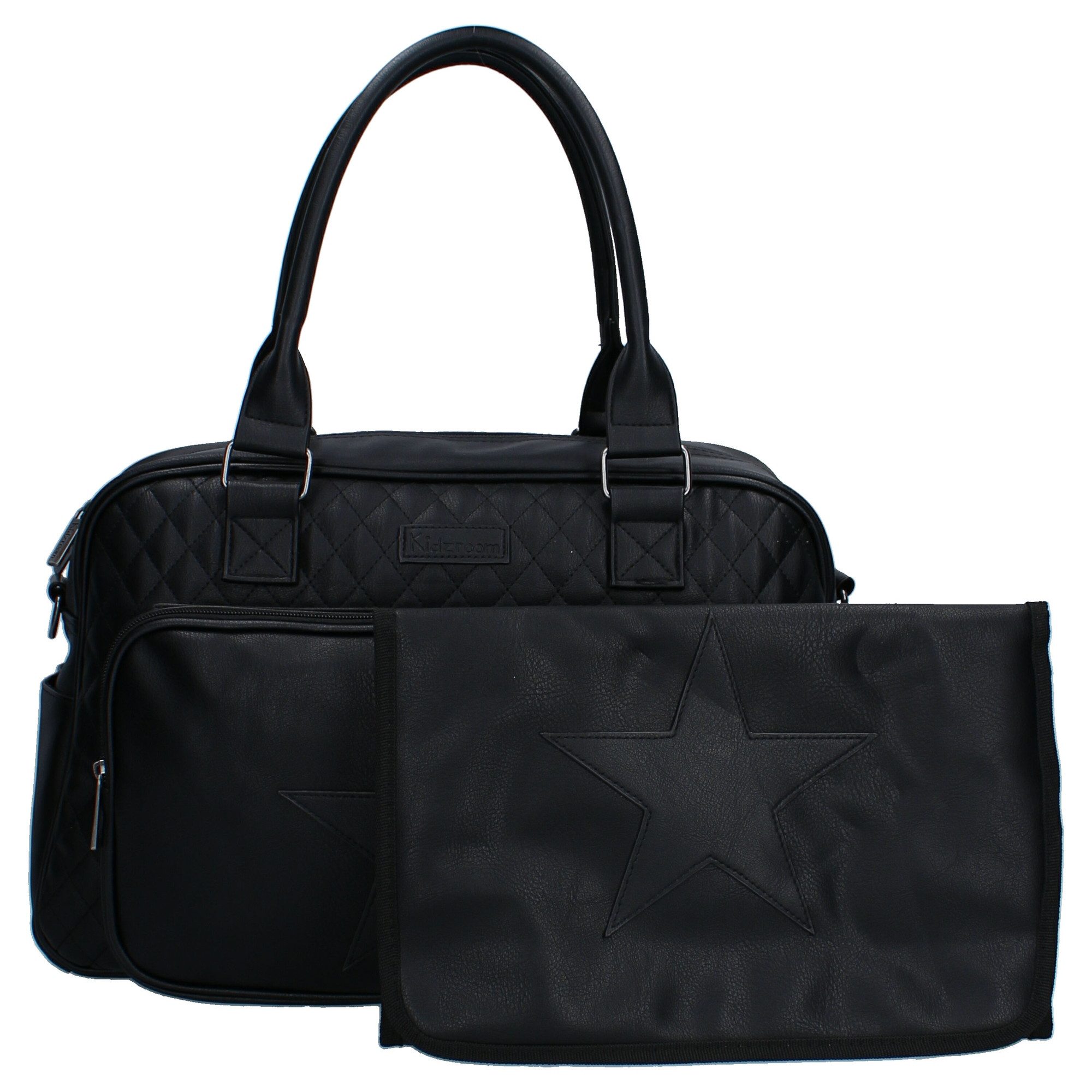 Vadobag Wickeltasche Care Coloured Stars, mit viel Stauraum und passender Wickelunterlage