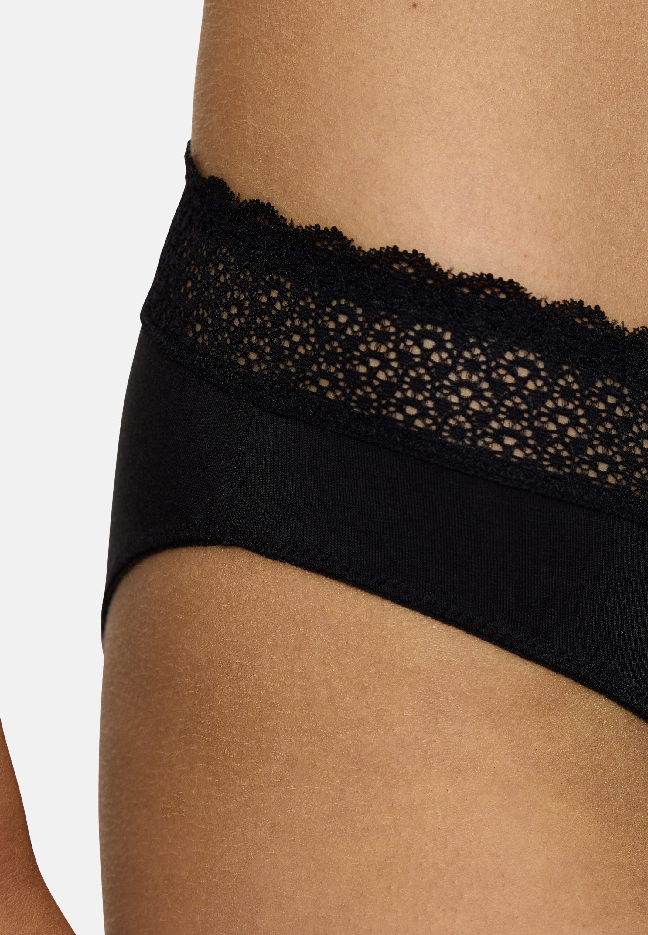 Triumph Tai-Slip 6er Pack Feel of Modal (Spar-Set, 6-St) Tai Slip - Atmungsaktiv - Eleganter Spitzenbund am Taillenrand